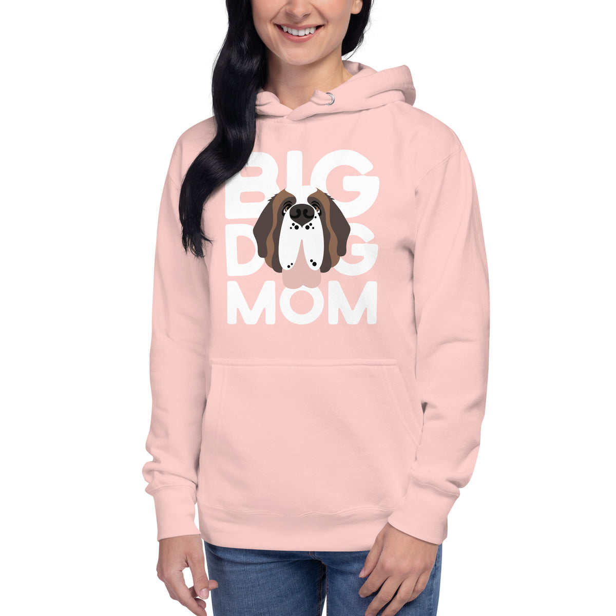 Big Dog Mom Saint Bernard Hoodie