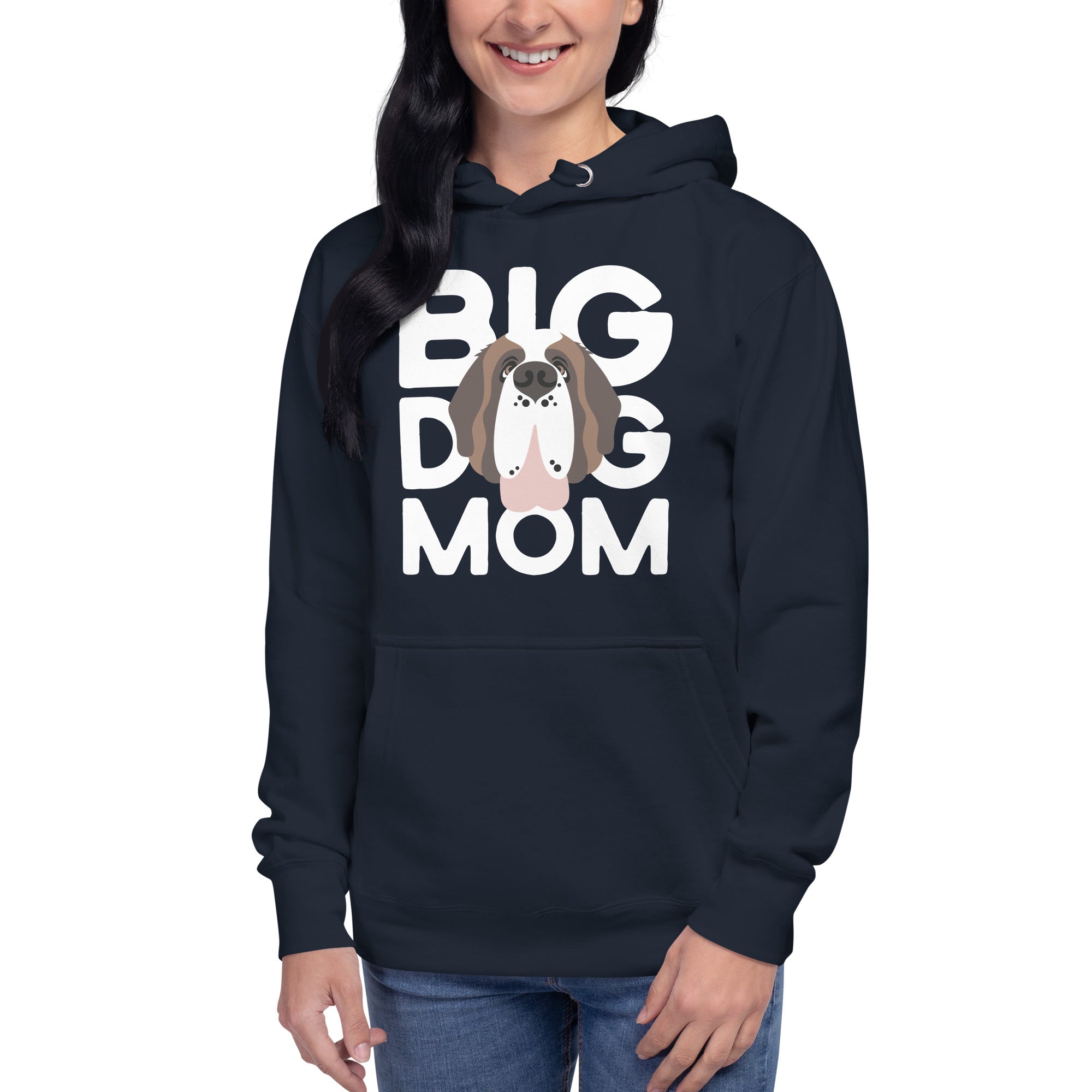 Big Dog Mom Saint Bernard Hoodie