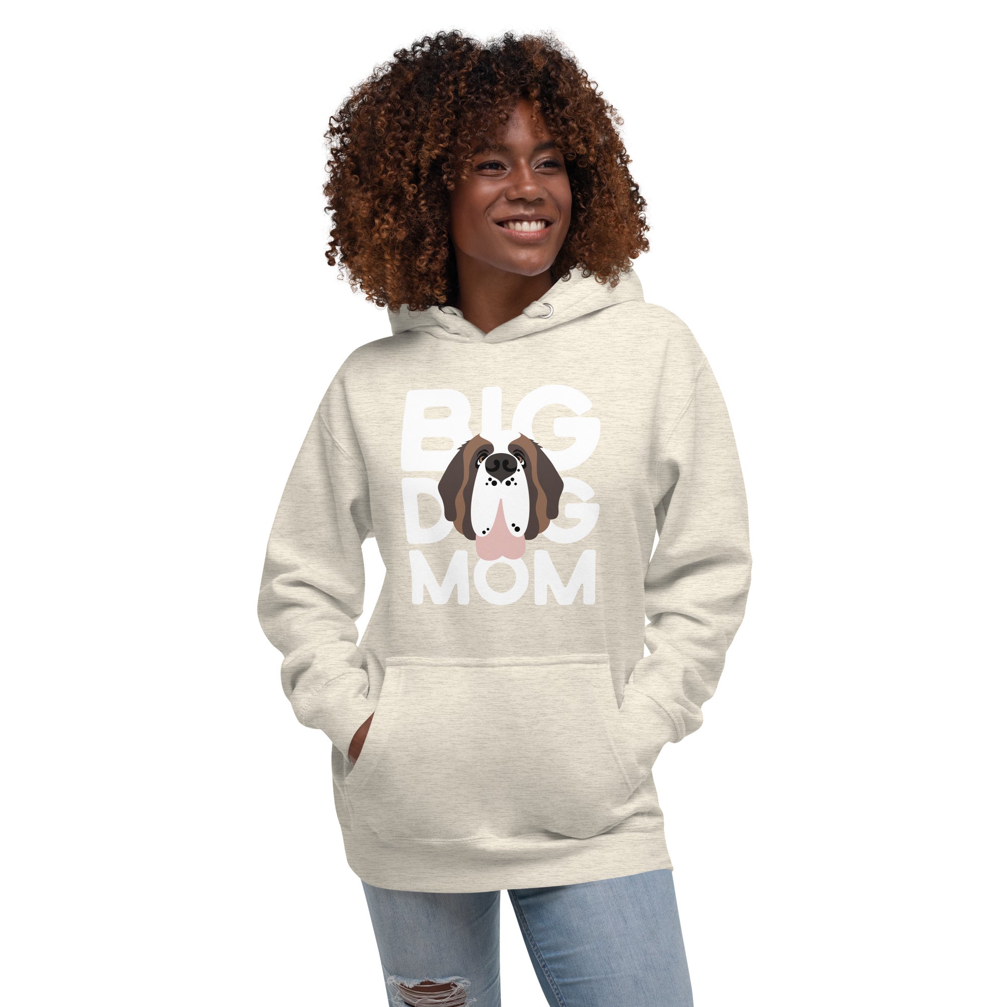 Big Dog Mom Saint Bernard Hoodie