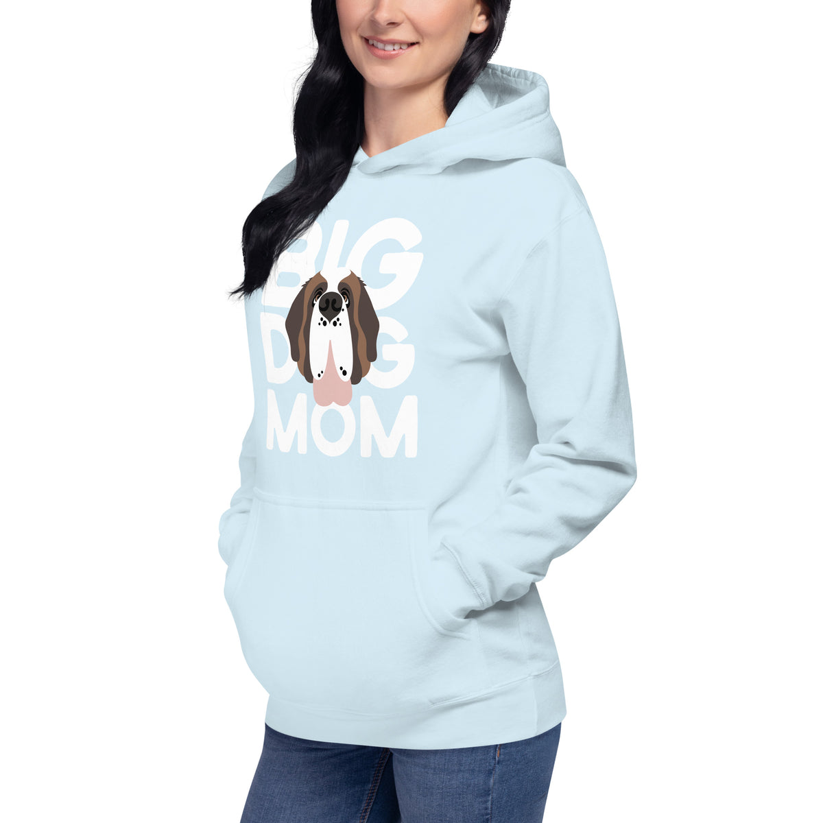 Big Dog Mom Saint Bernard Hoodie