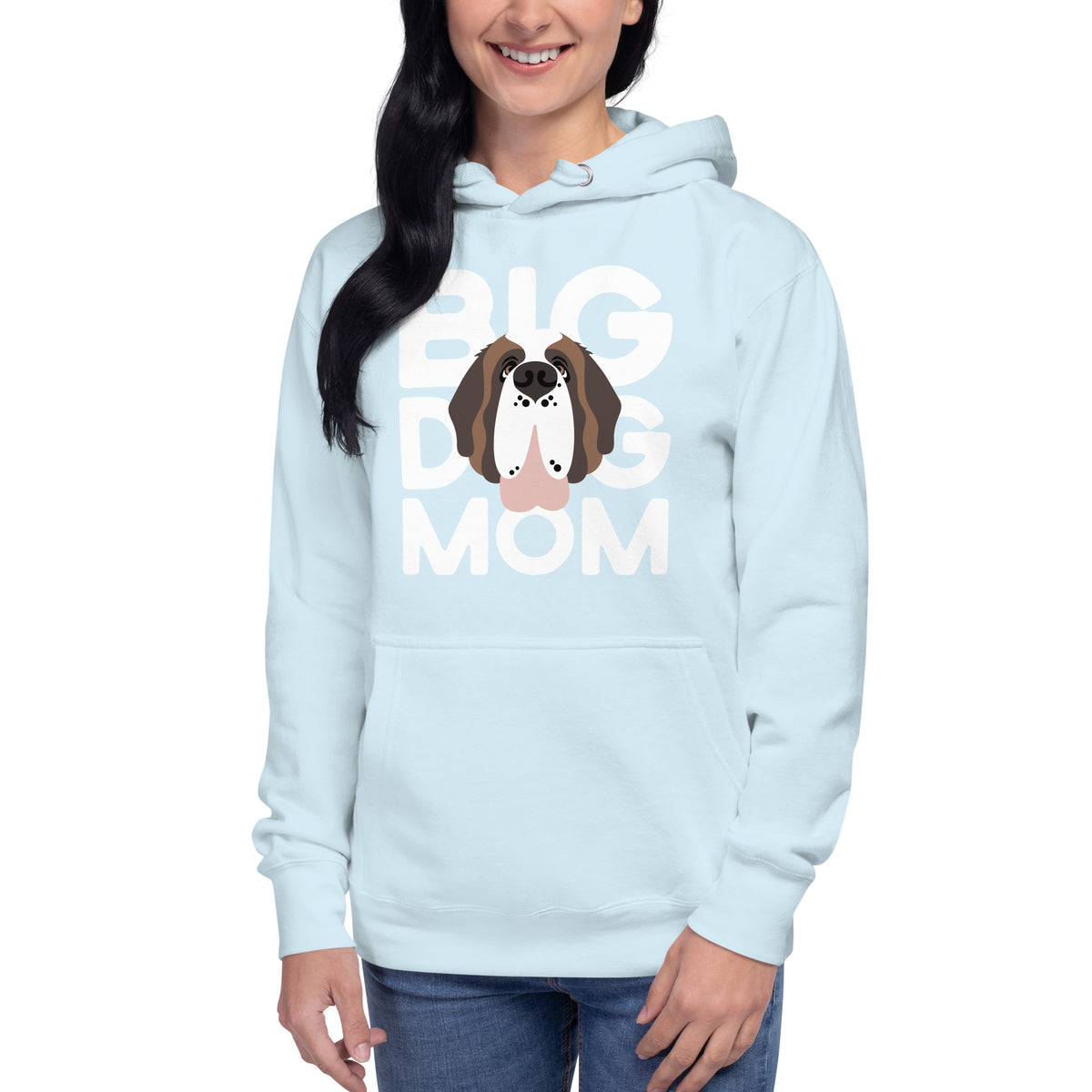 Big Dog Mom Saint Bernard Hoodie