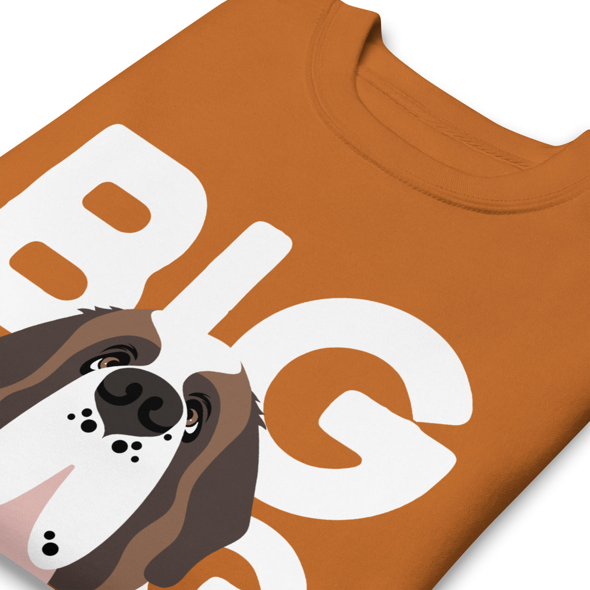 Big Dog Mom Saint Bernard Sweatshirt | Cozy Fleece Crewneck