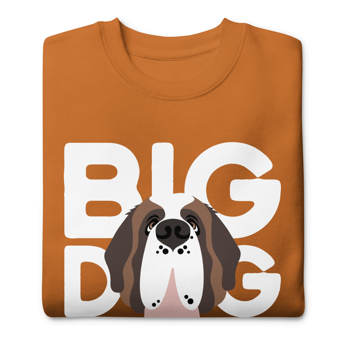Big Dog Mom Saint Bernard Sweatshirt | Cozy Fleece Crewneck