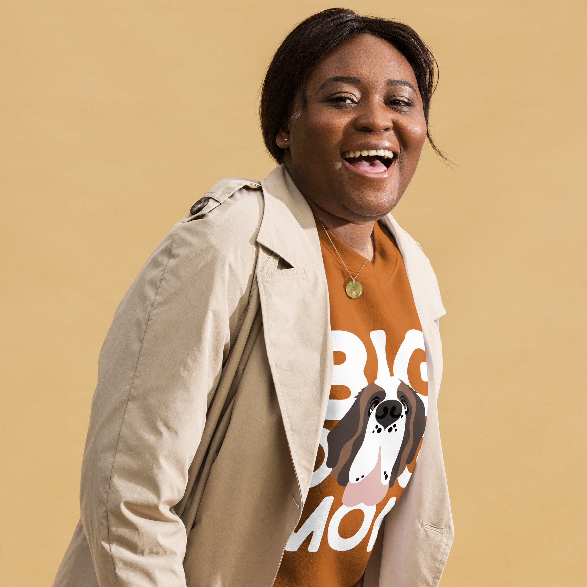 Big Dog Mom Saint Bernard Sweatshirt | Cozy Fleece Crewneck