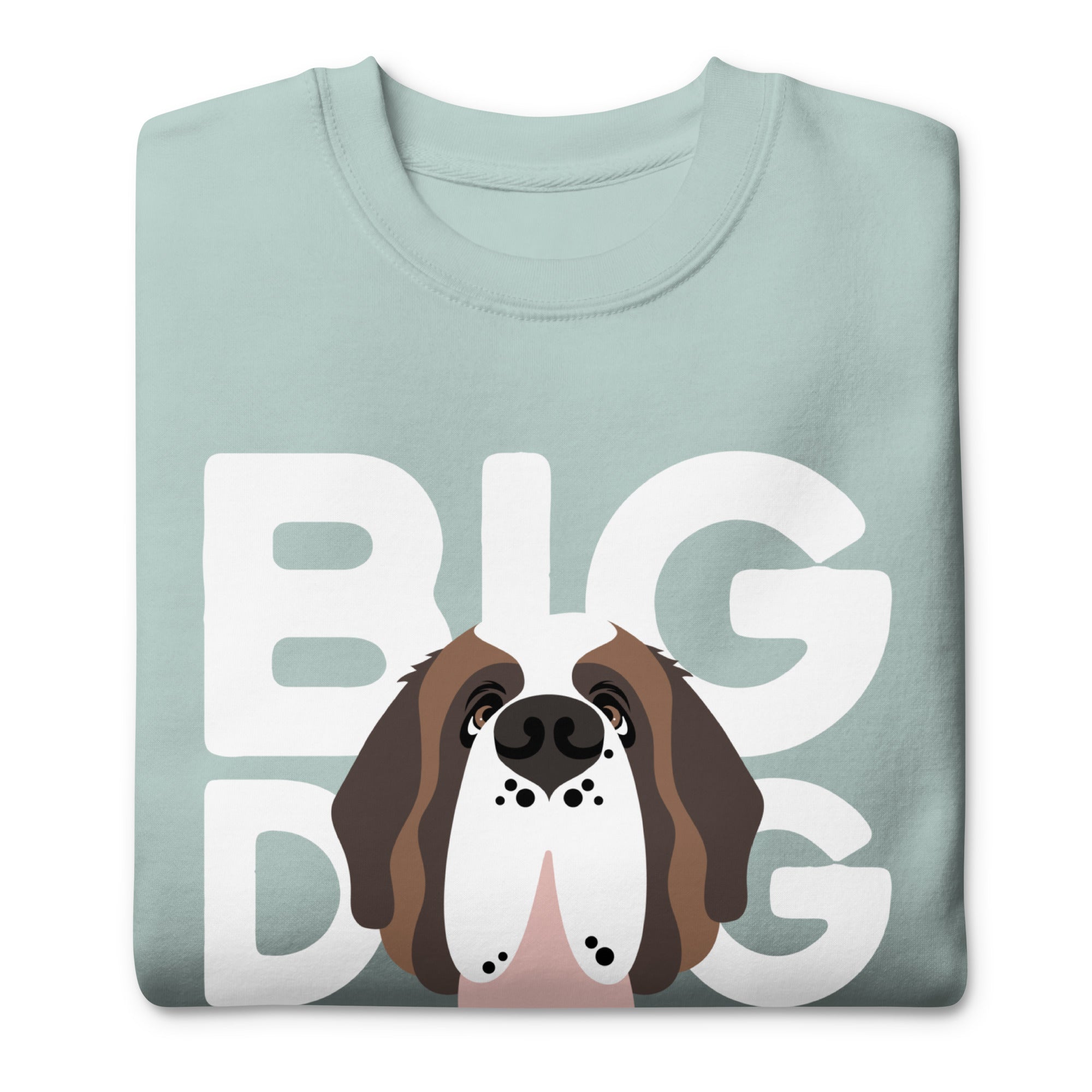Big Dog Mom Saint Bernard Sweatshirt | Cozy Fleece Crewneck