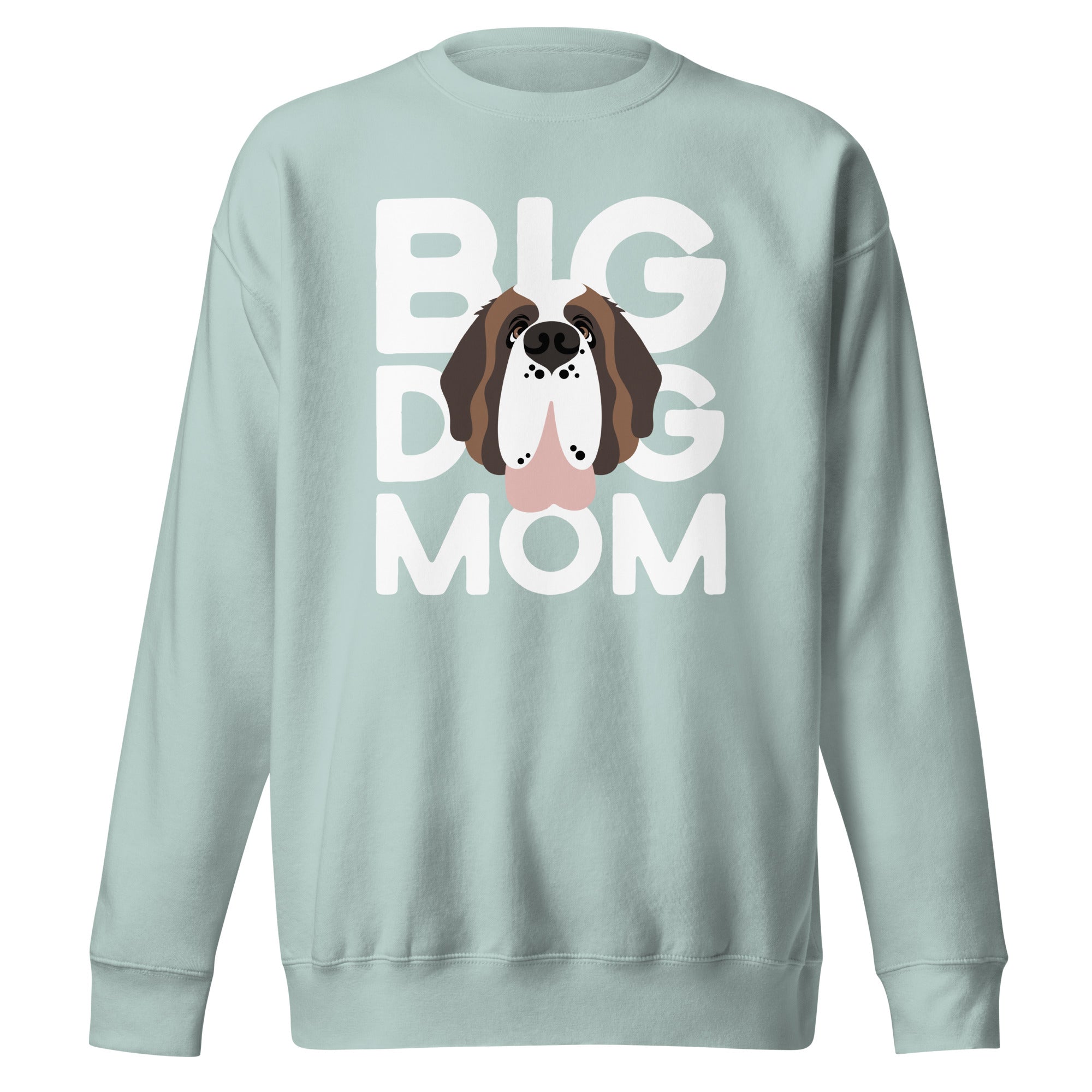 Big Dog Mom Saint Bernard Sweatshirt | Cozy Fleece Crewneck