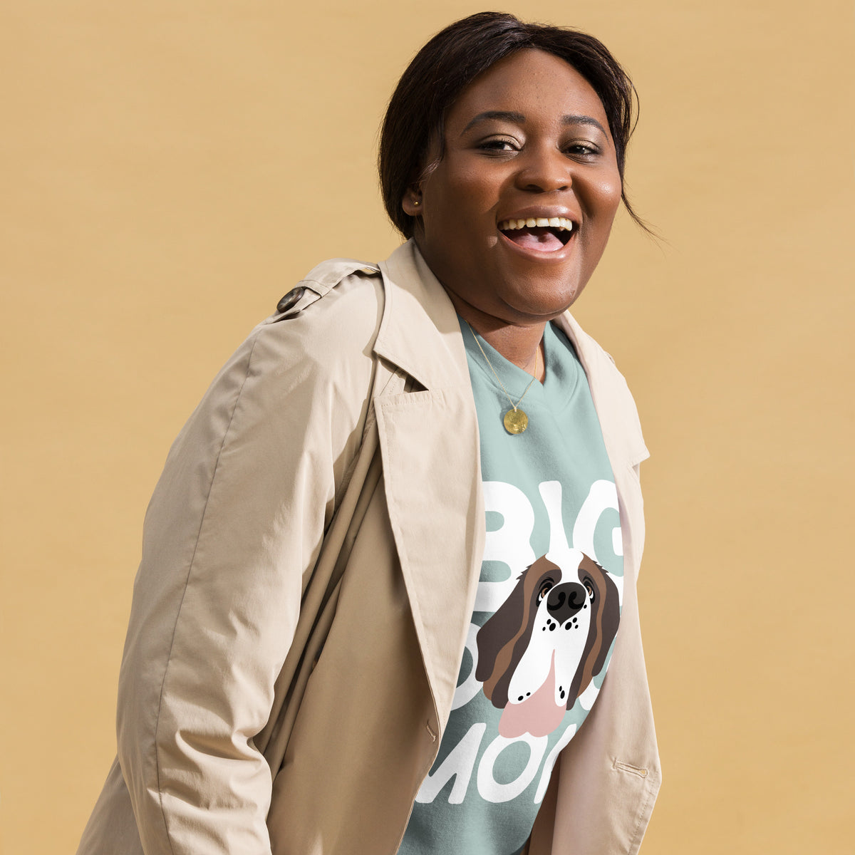 Big Dog Mom Saint Bernard Sweatshirt | Cozy Fleece Crewneck