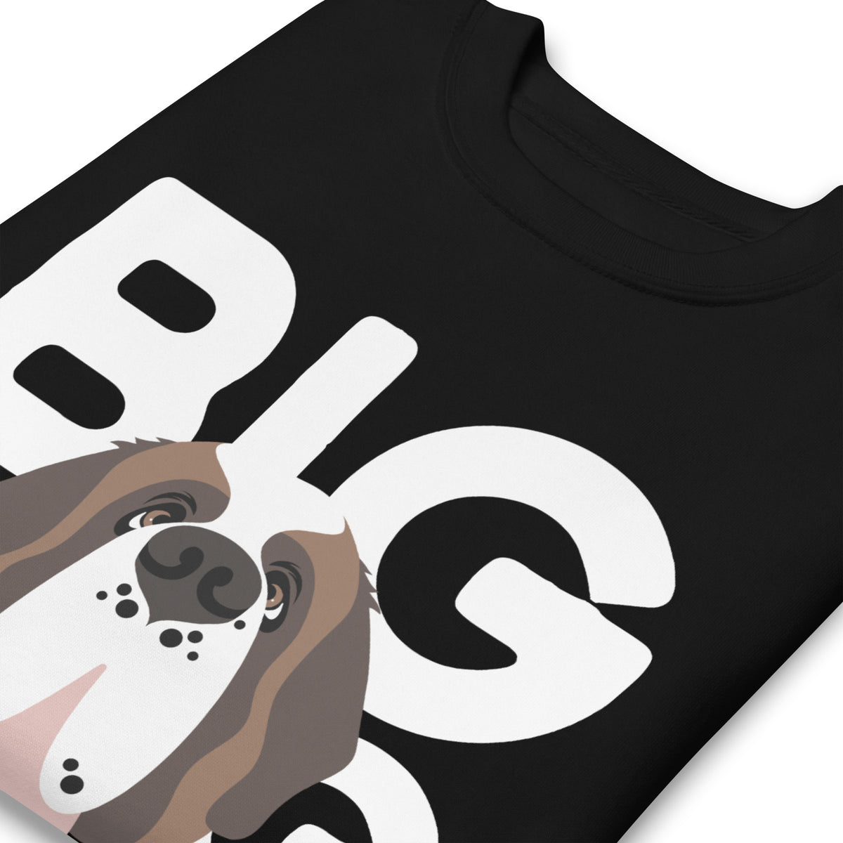 Big Dog Mom Saint Bernard Sweatshirt | Cozy Fleece Crewneck