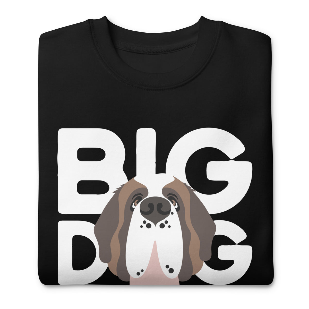 Big Dog Mom Saint Bernard Sweatshirt | Cozy Fleece Crewneck