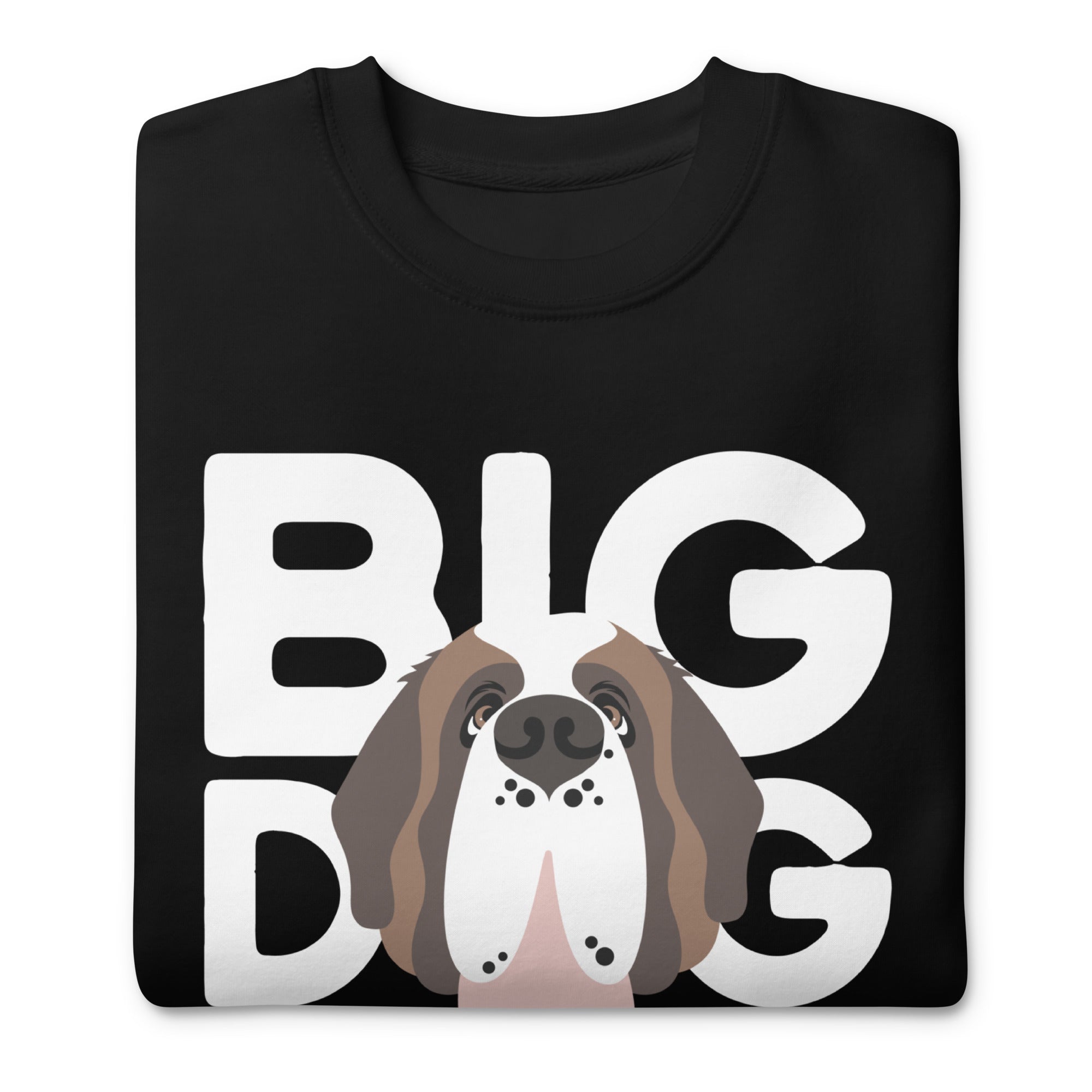 Big Dog Mom Saint Bernard Sweatshirt | Cozy Fleece Crewneck