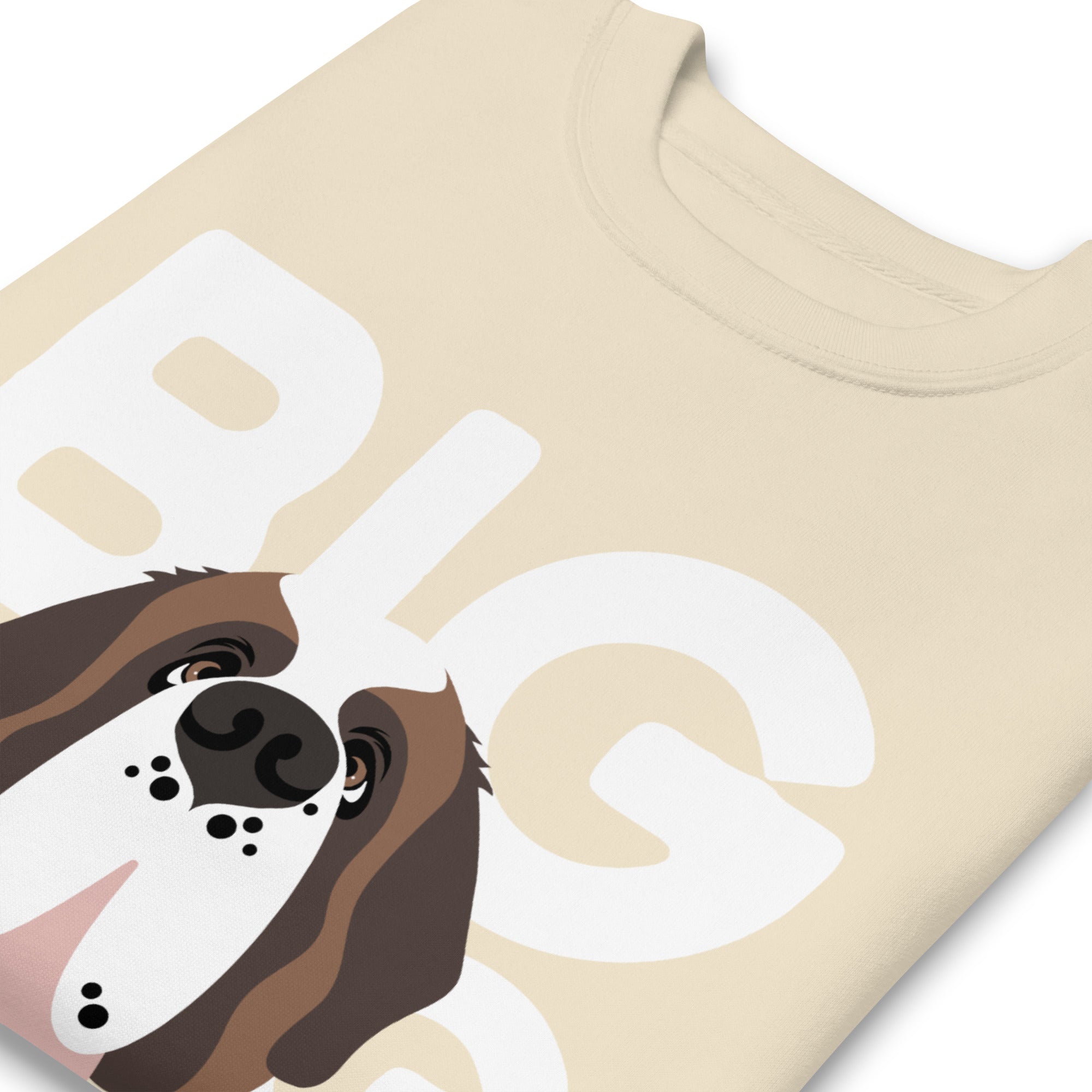 Big Dog Mom Saint Bernard Sweatshirt | Cozy Fleece Crewneck