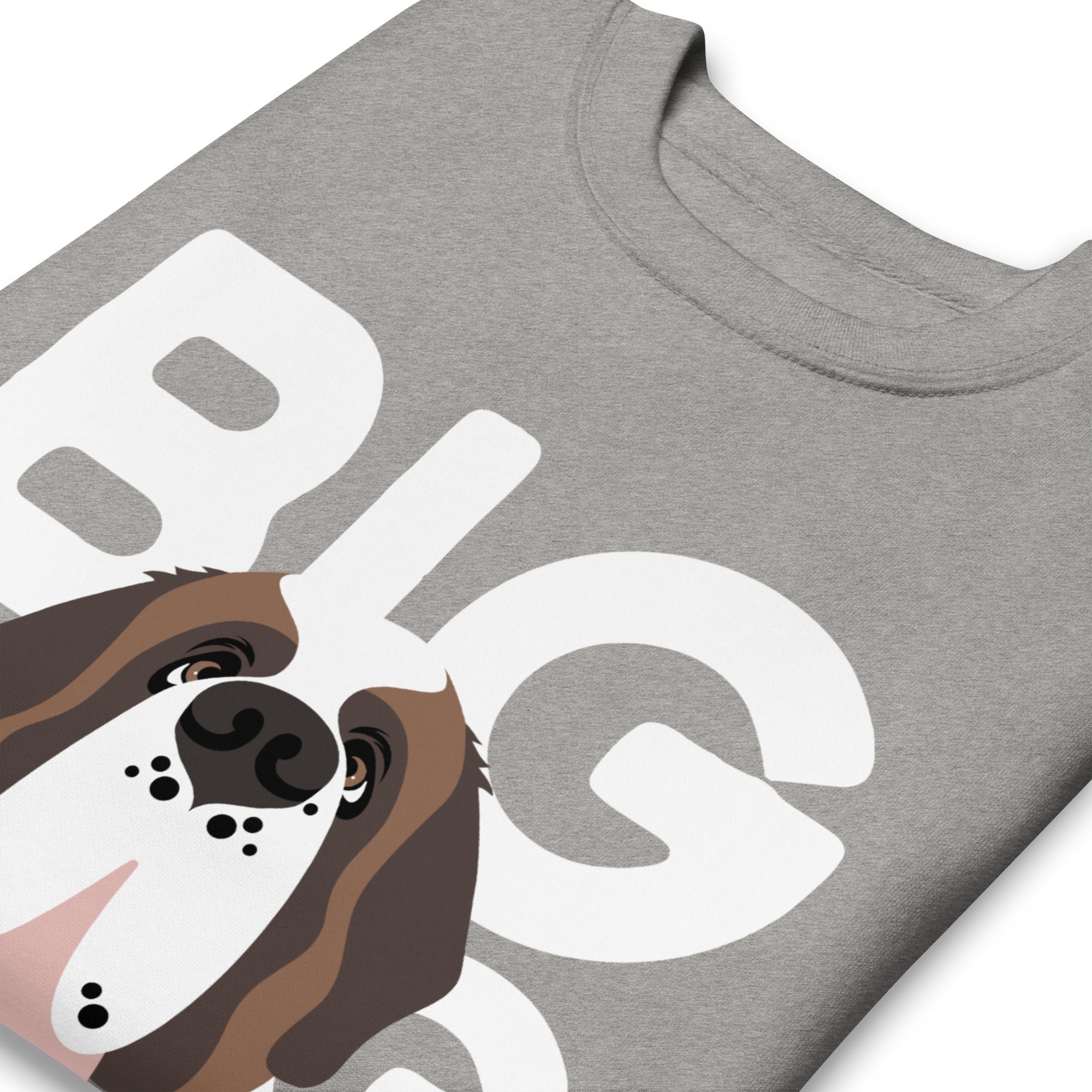 Big Dog Mom Saint Bernard Sweatshirt | Cozy Fleece Crewneck