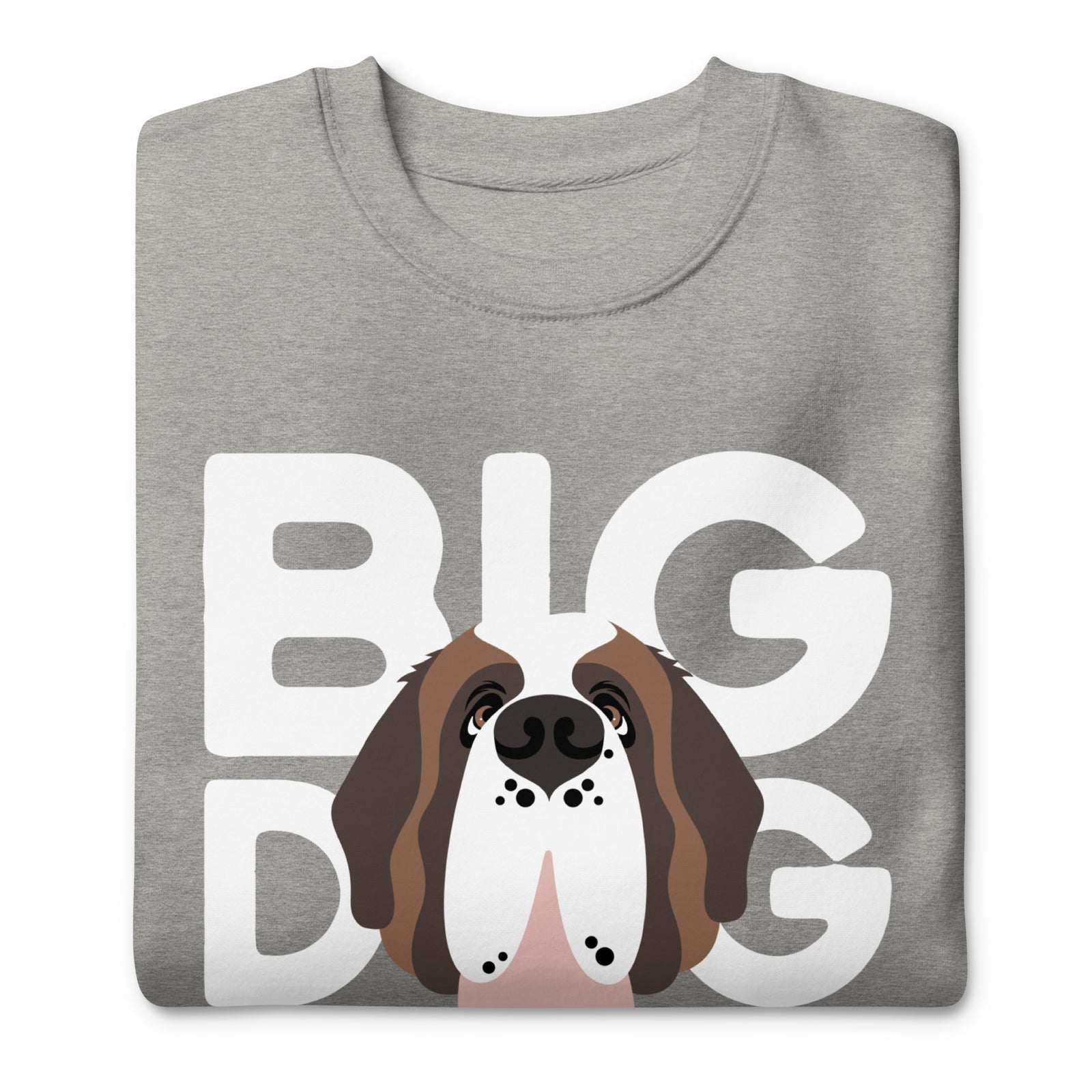 Big Dog Mom Saint Bernard Sweatshirt | Cozy Fleece Crewneck