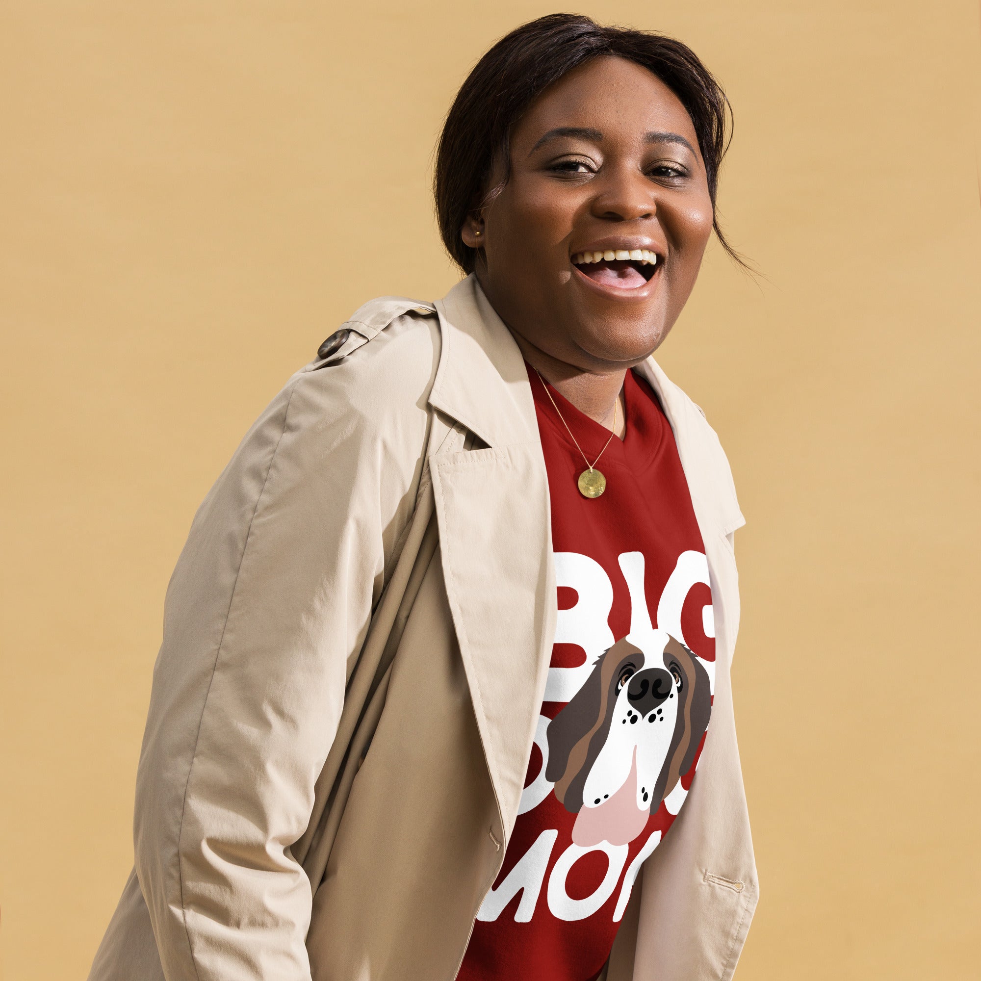 Big Dog Mom Saint Bernard Sweatshirt | Cozy Fleece Crewneck