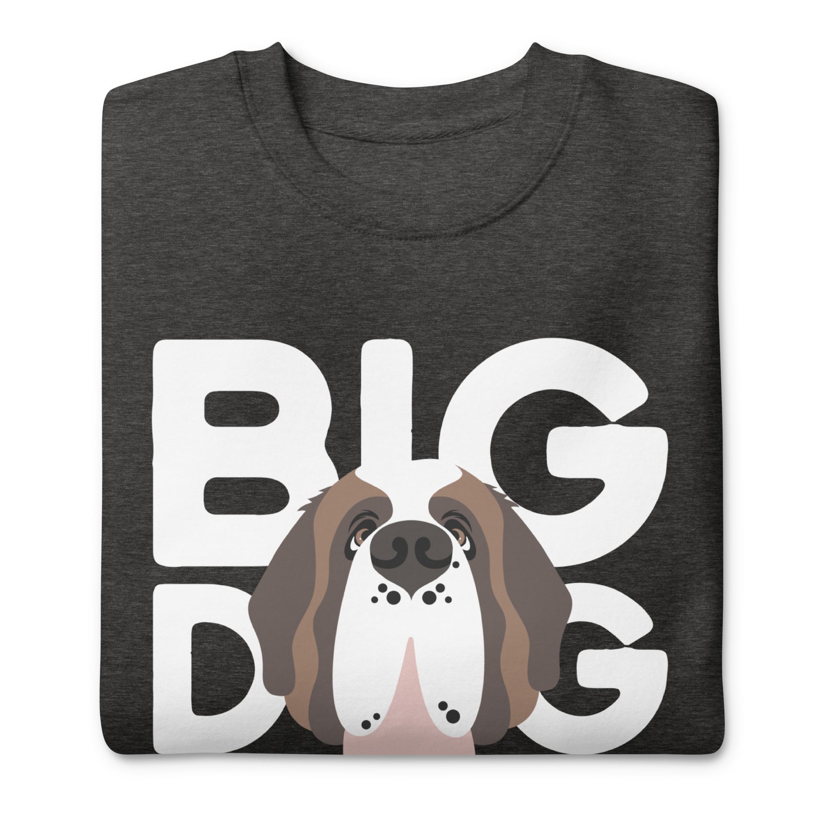 Big Dog Mom Saint Bernard Sweatshirt | Cozy Fleece Crewneck