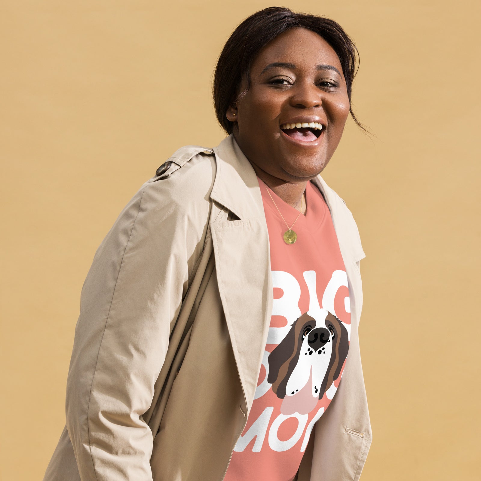 Big Dog Mom Saint Bernard Sweatshirt | Cozy Fleece Crewneck