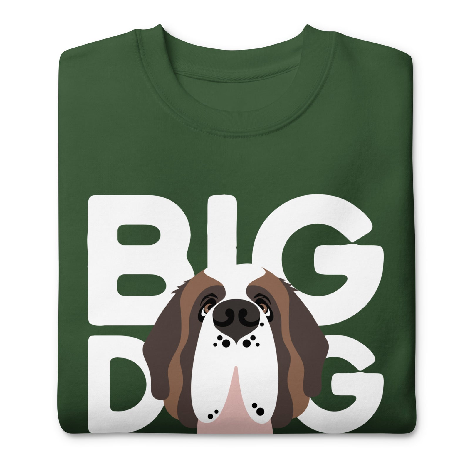 Big Dog Mom Saint Bernard Sweatshirt | Cozy Fleece Crewneck