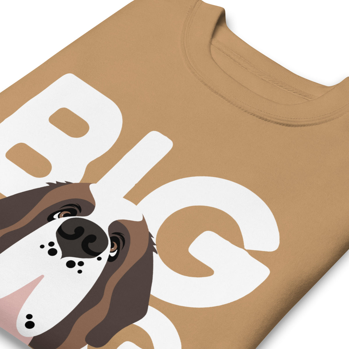 Big Dog Mom Saint Bernard Sweatshirt | Cozy Fleece Crewneck