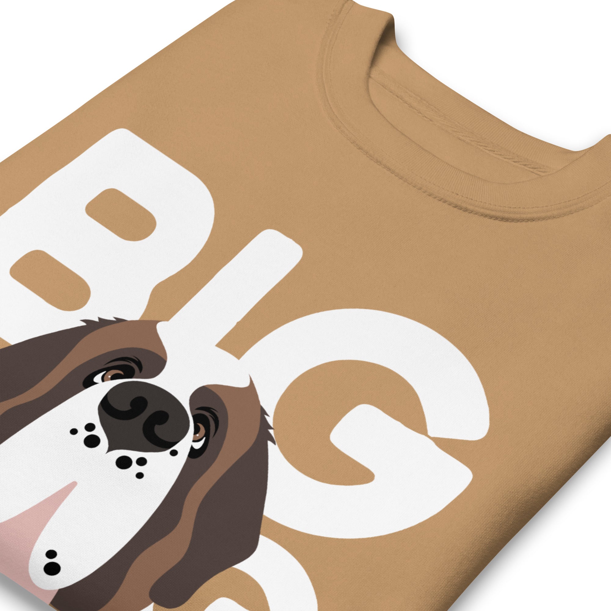 Big Dog Mom Saint Bernard Sweatshirt | Cozy Fleece Crewneck