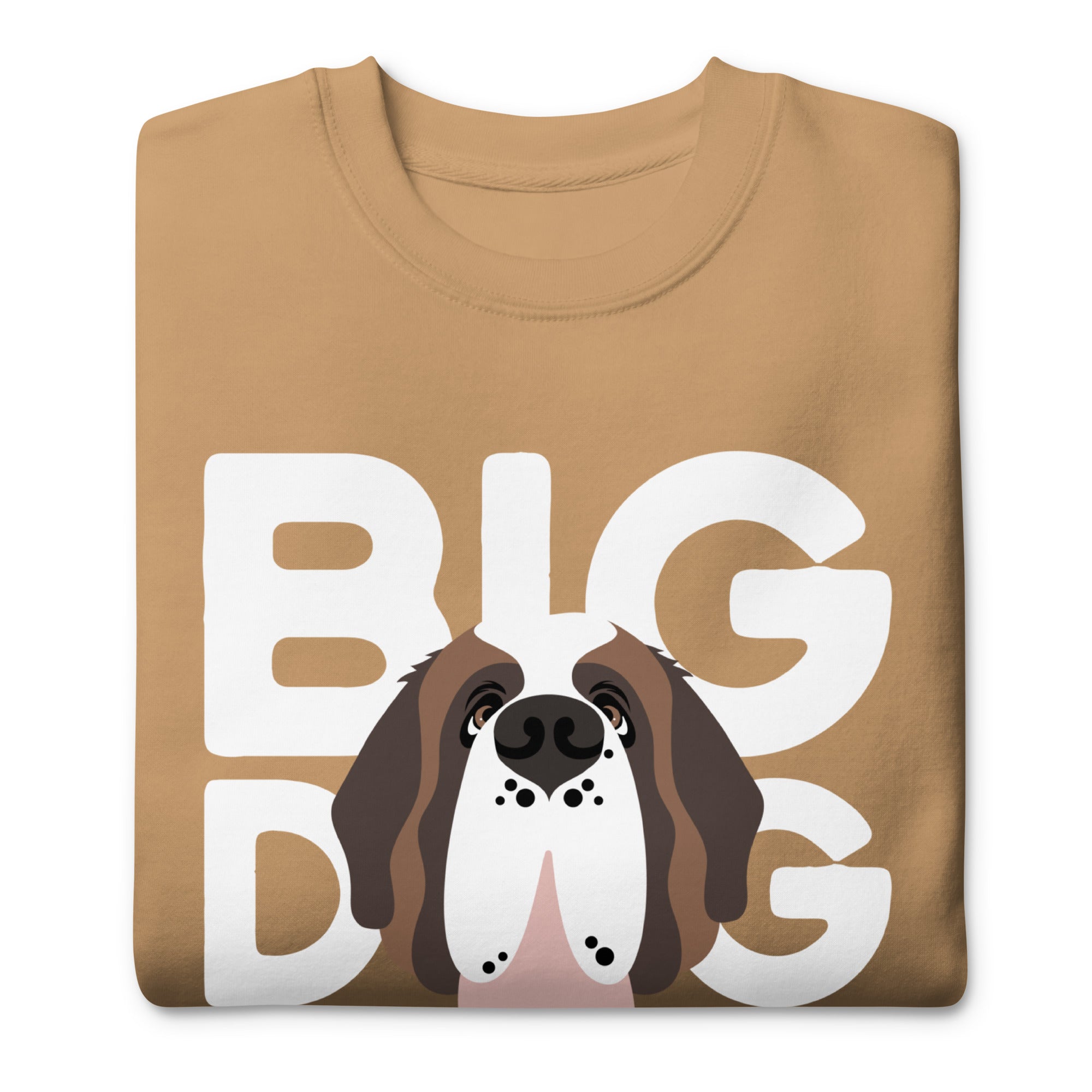 Big Dog Mom Saint Bernard Sweatshirt | Cozy Fleece Crewneck