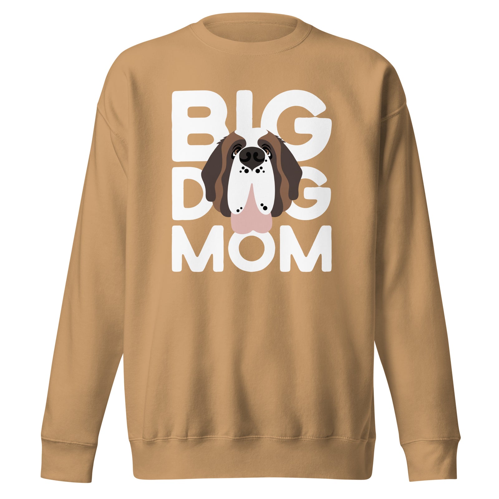 Big Dog Mom Saint Bernard Sweatshirt | Cozy Fleece Crewneck