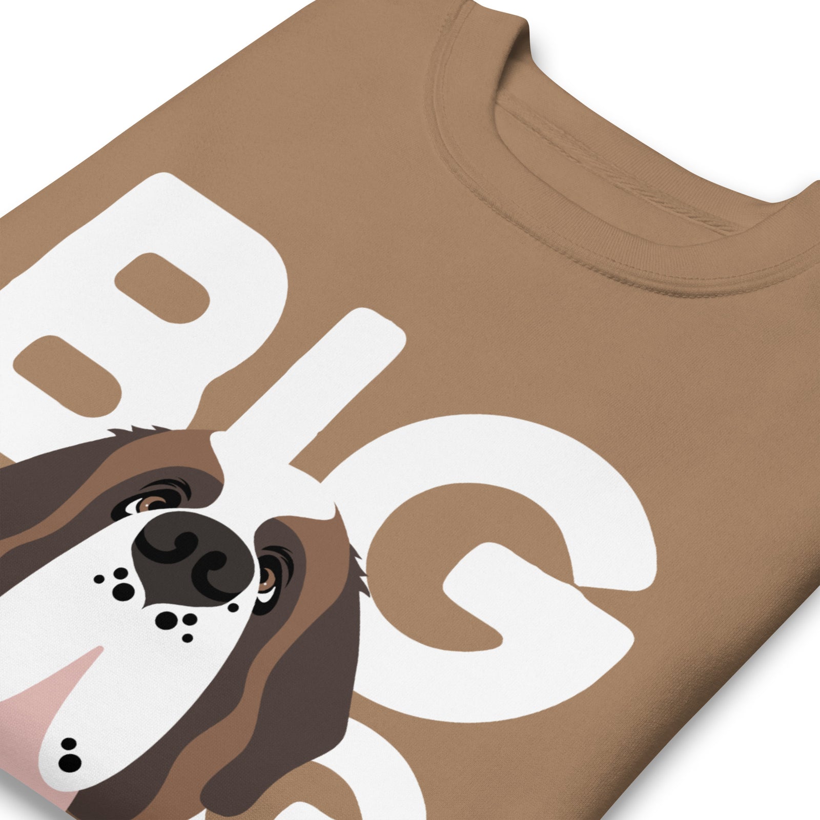 Big Dog Mom Saint Bernard Sweatshirt | Cozy Fleece Crewneck