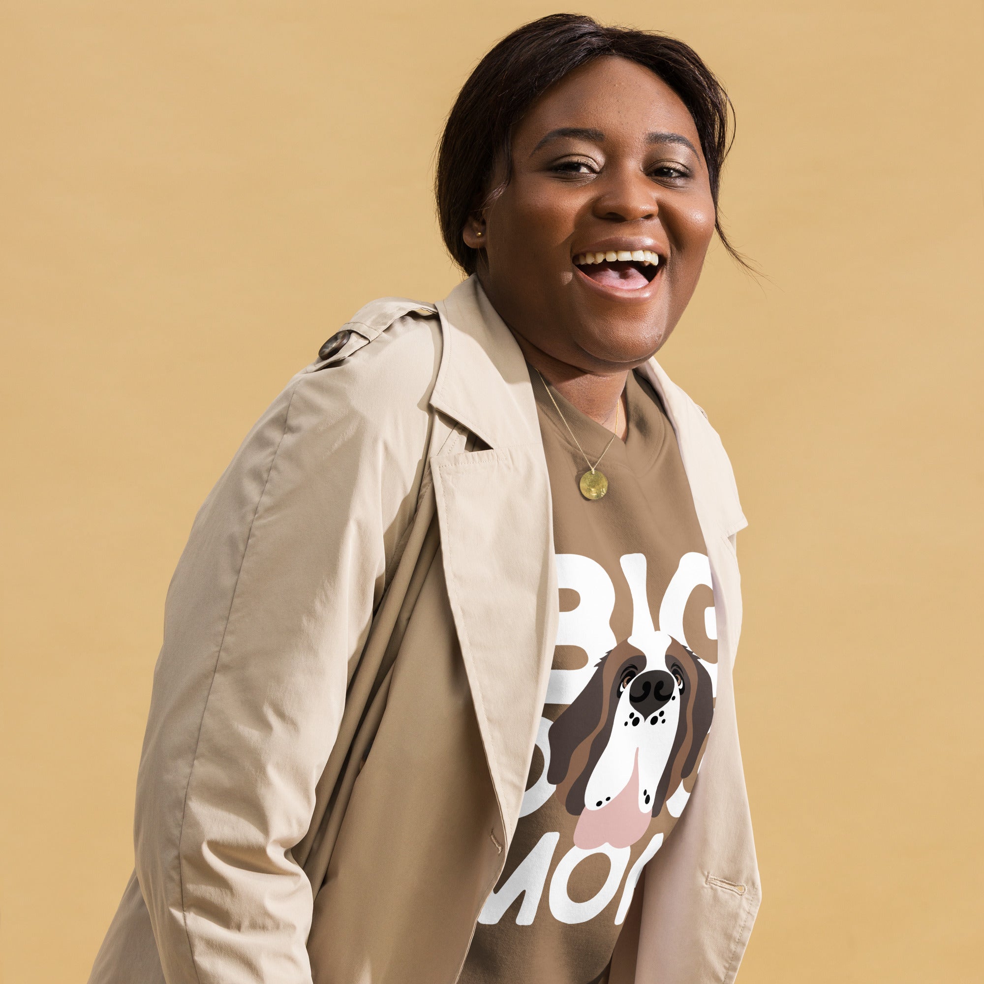 Big Dog Mom Saint Bernard Sweatshirt | Cozy Fleece Crewneck