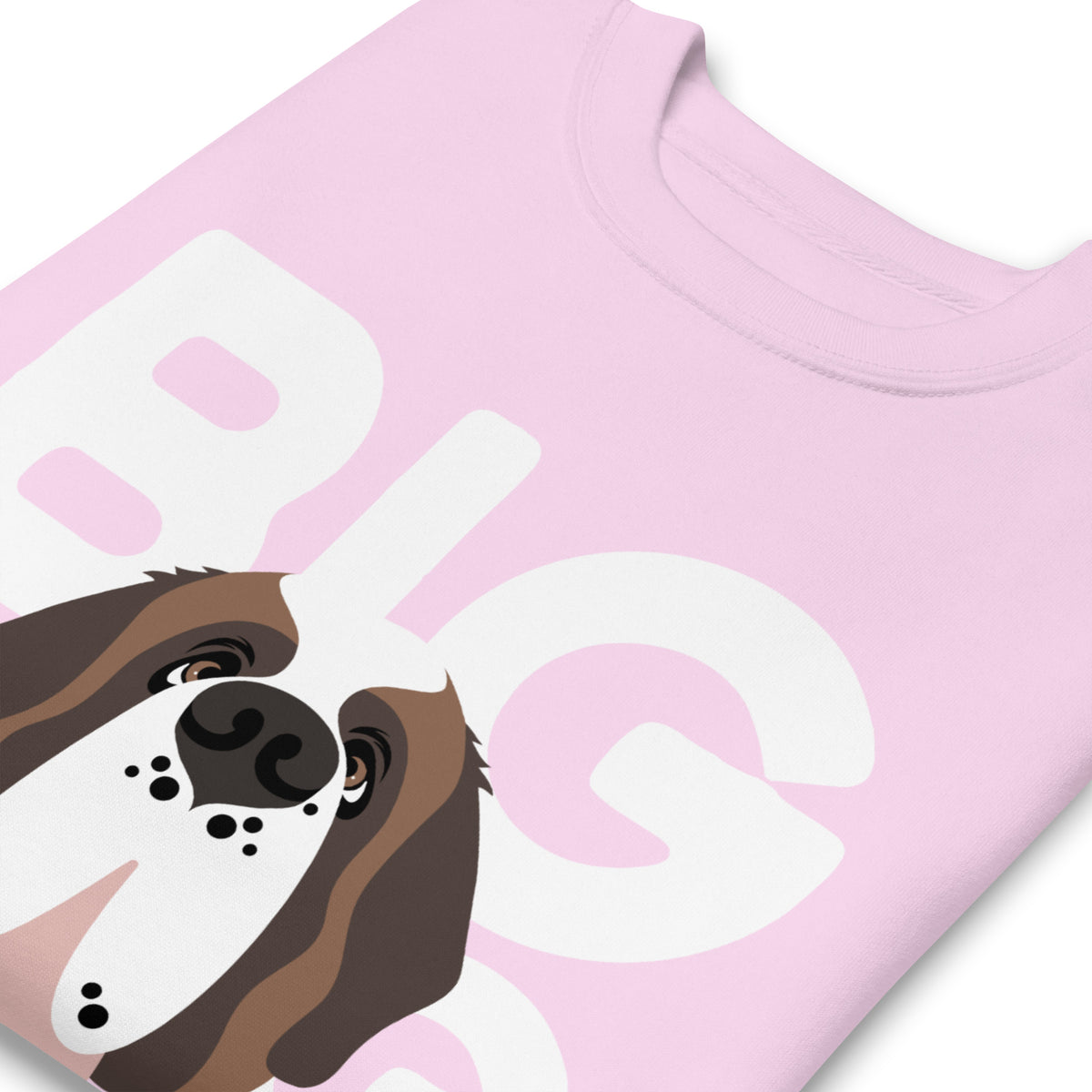 Big Dog Mom Saint Bernard Sweatshirt | Cozy Fleece Crewneck