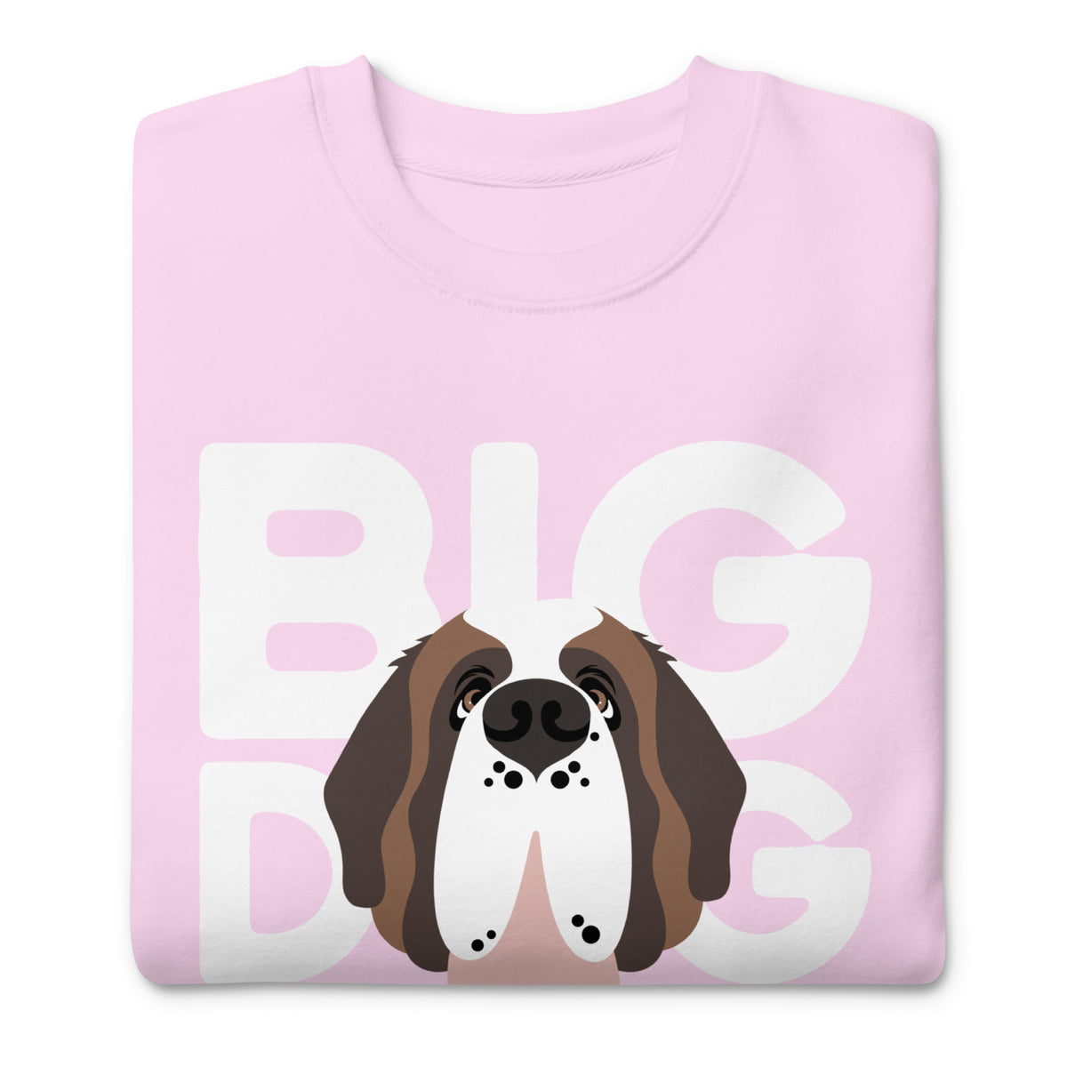 Big Dog Mom Saint Bernard Sweatshirt | Cozy Fleece Crewneck