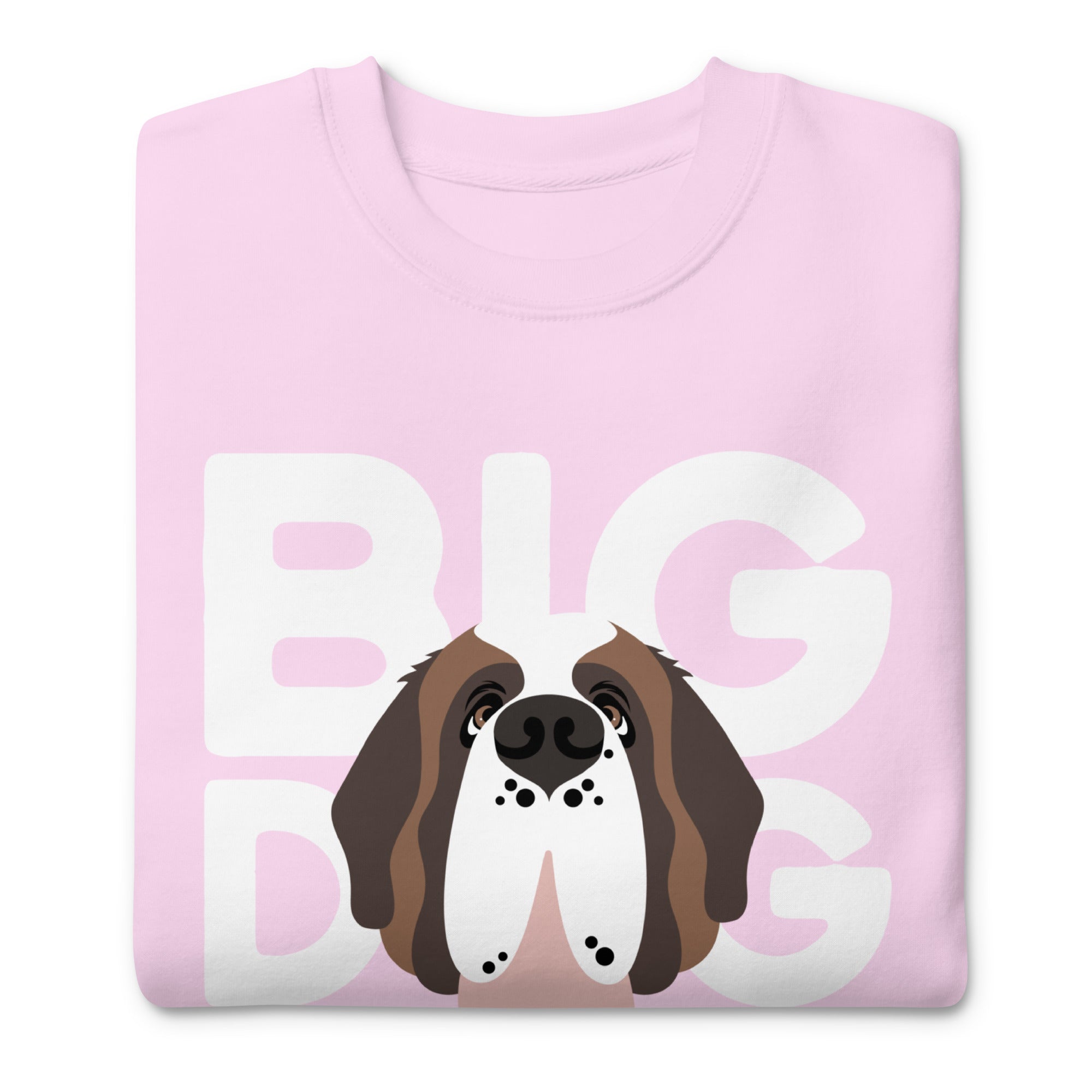Big Dog Mom Saint Bernard Sweatshirt | Cozy Fleece Crewneck