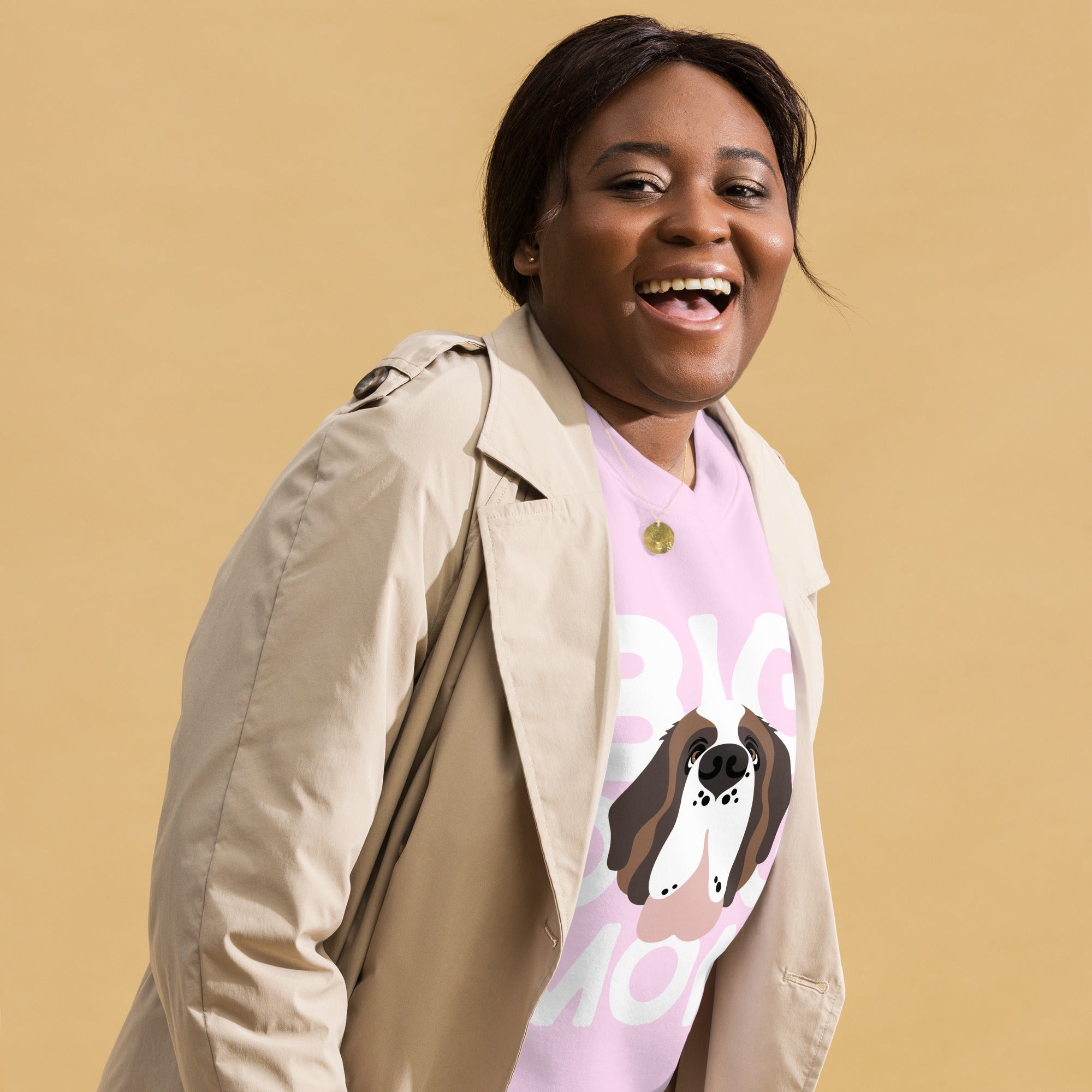 Big Dog Mom Saint Bernard Sweatshirt | Cozy Fleece Crewneck