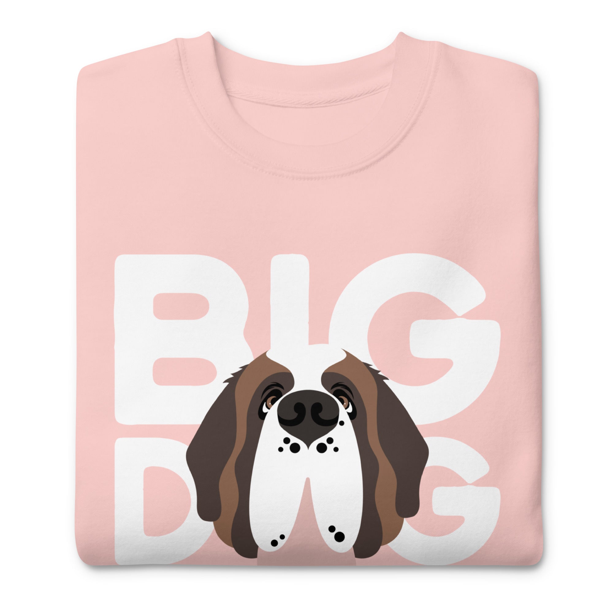 Big Dog Mom Saint Bernard Sweatshirt | Cozy Fleece Crewneck