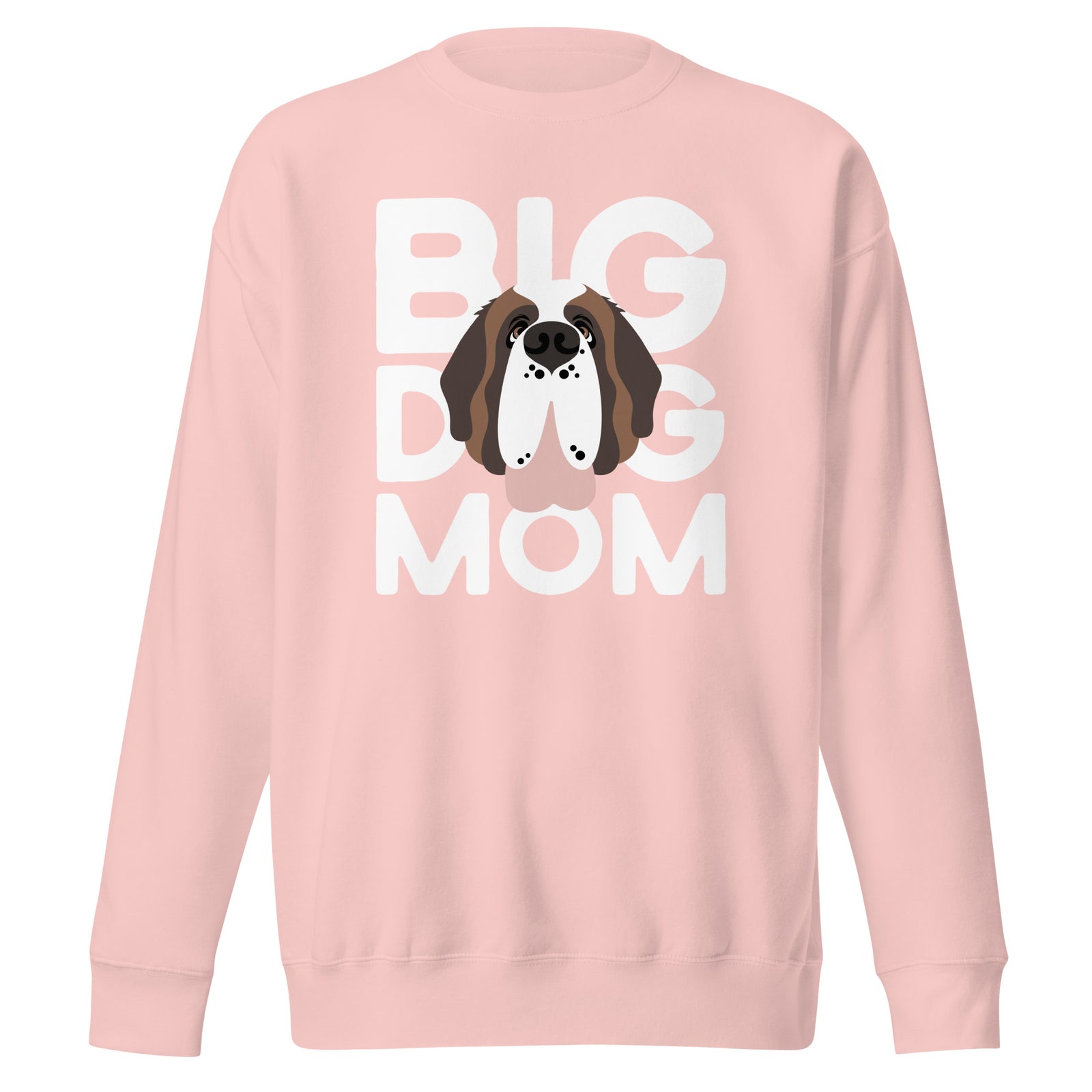 Big Dog Mom Saint Bernard Sweatshirt | Cozy Fleece Crewneck