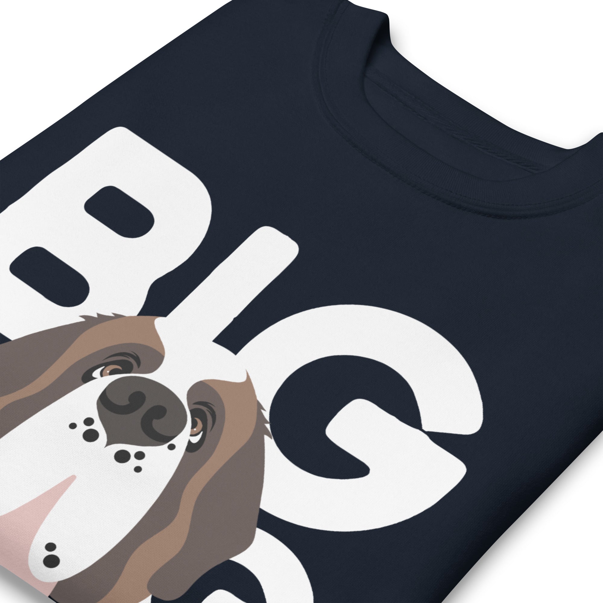 Big Dog Mom Saint Bernard Sweatshirt | Cozy Fleece Crewneck