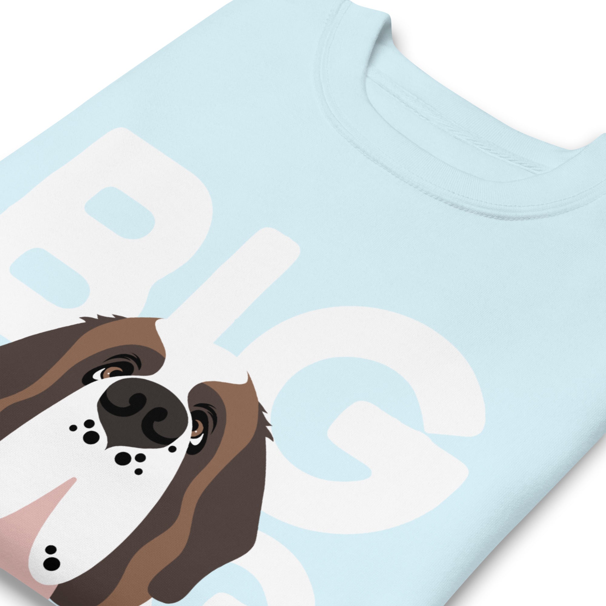 Big Dog Mom Saint Bernard Sweatshirt | Cozy Fleece Crewneck