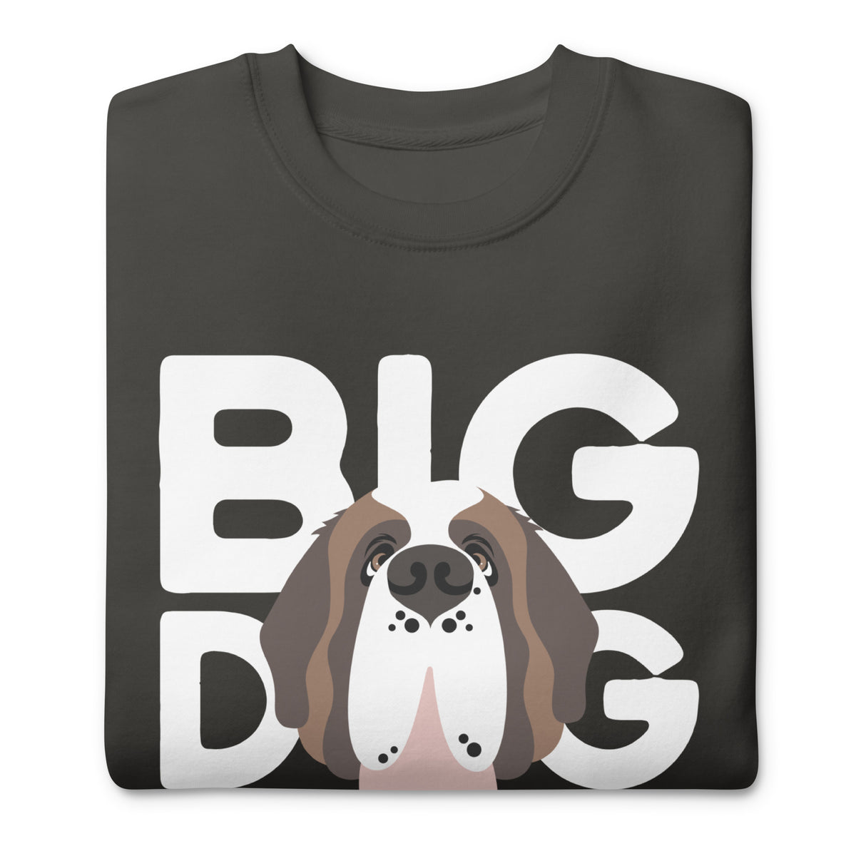 Big Dog Mom Saint Bernard Sweatshirt | Cozy Fleece Crewneck