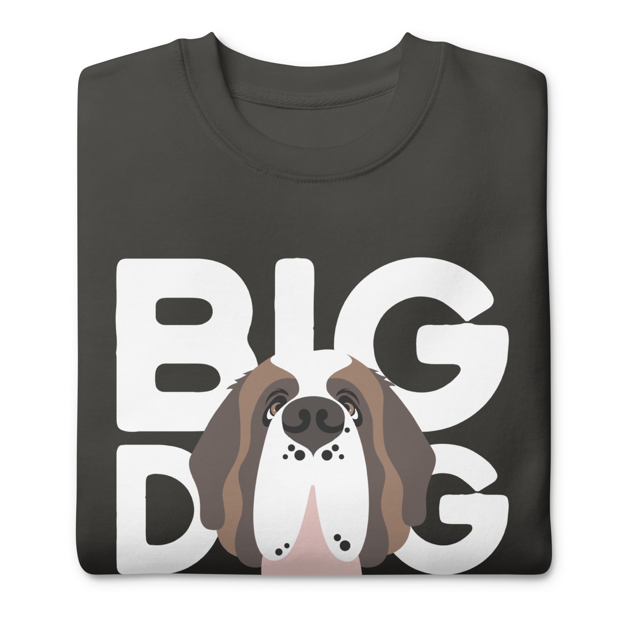 Big Dog Mom Saint Bernard Sweatshirt | Cozy Fleece Crewneck