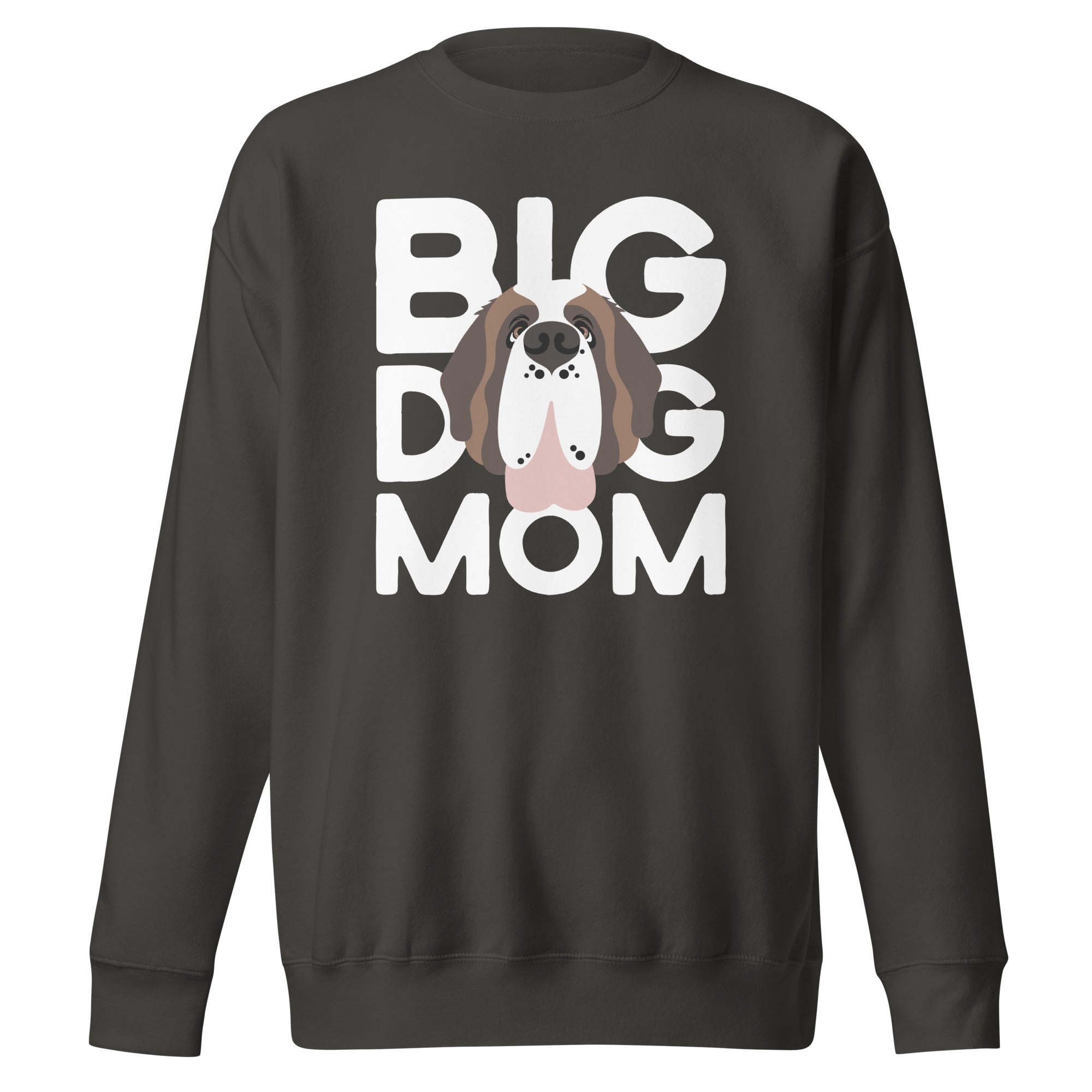 Big Dog Mom Saint Bernard Sweatshirt | Cozy Fleece Crewneck