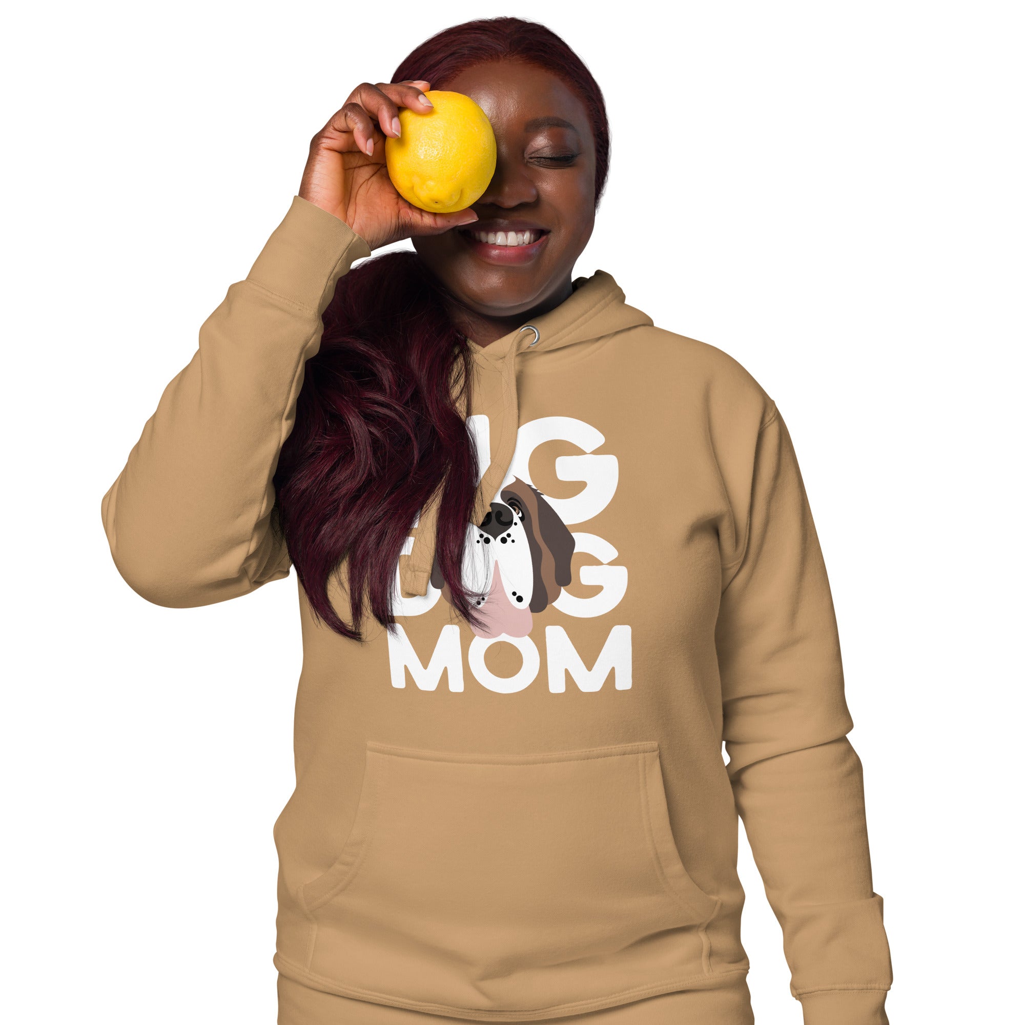 Big Dog Mom Saint Bernard Hoodie - Lucy + Norman
