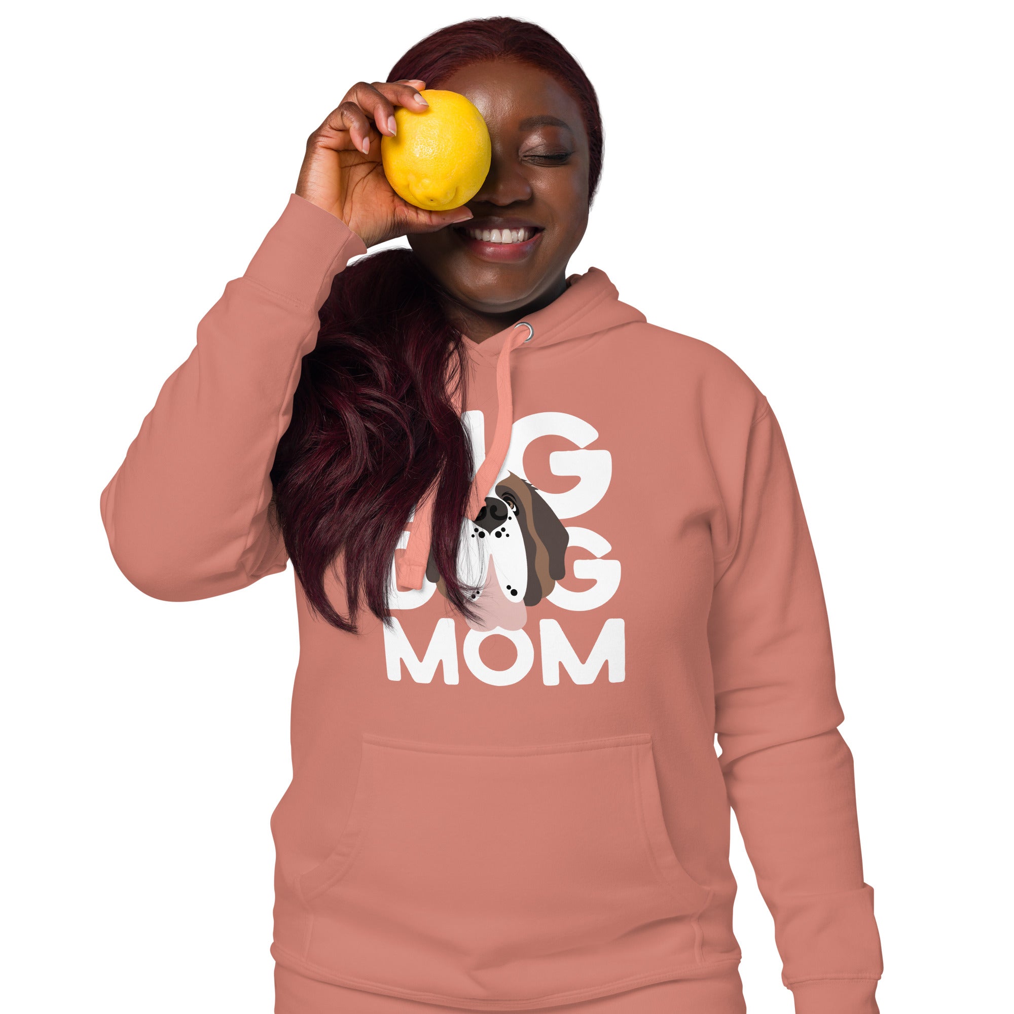 Big Dog Mom Saint Bernard Hoodie - Lucy + Norman
