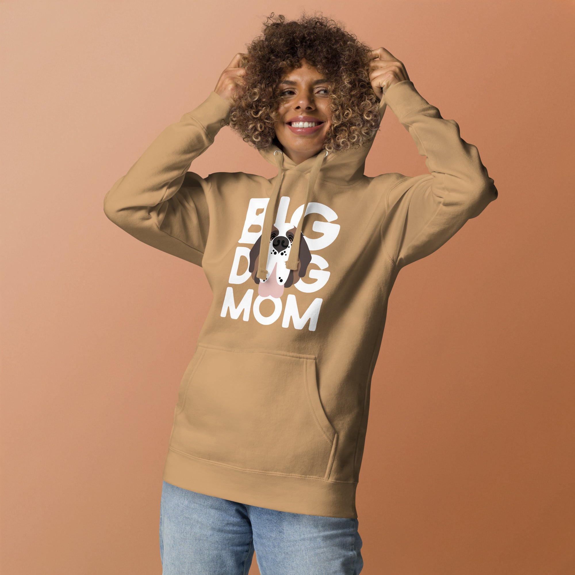 Big Dog Mom Saint Bernard Hoodie - Lucy + Norman