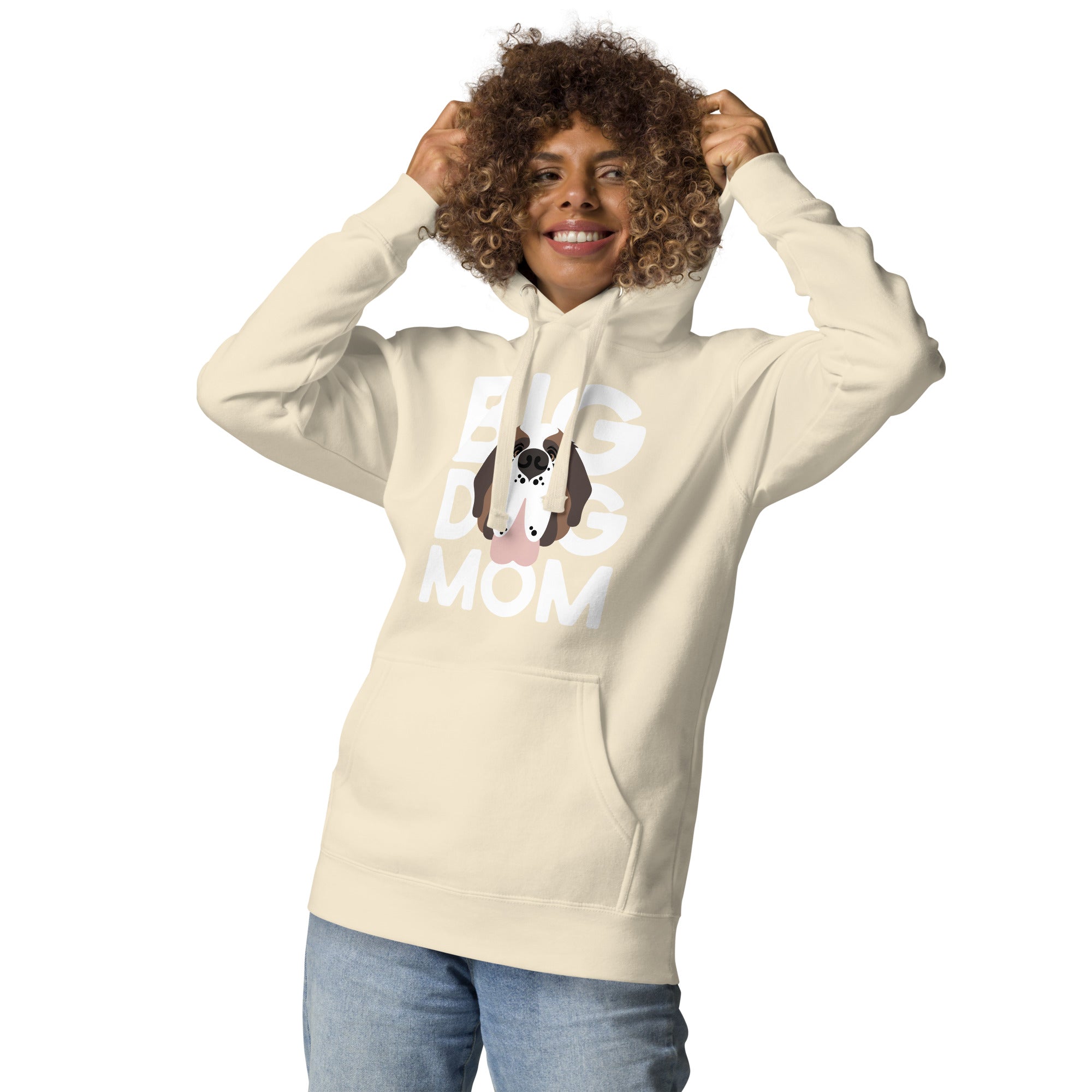 Big Dog Mom Saint Bernard Hoodie - Lucy + Norman