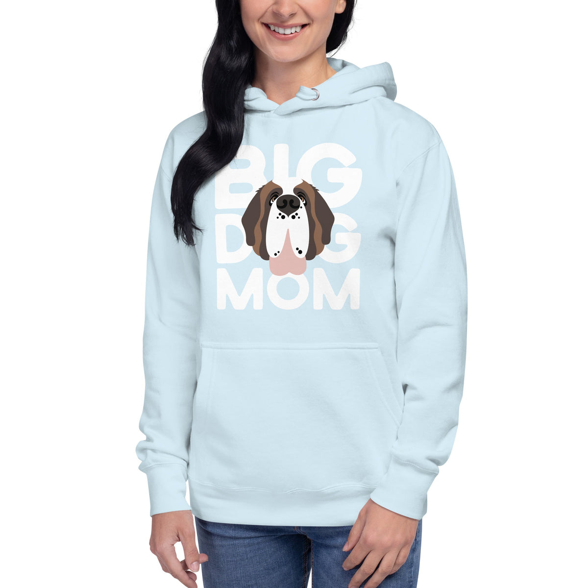 Big Dog Mom Saint Bernard Hoodie - Lucy + Norman