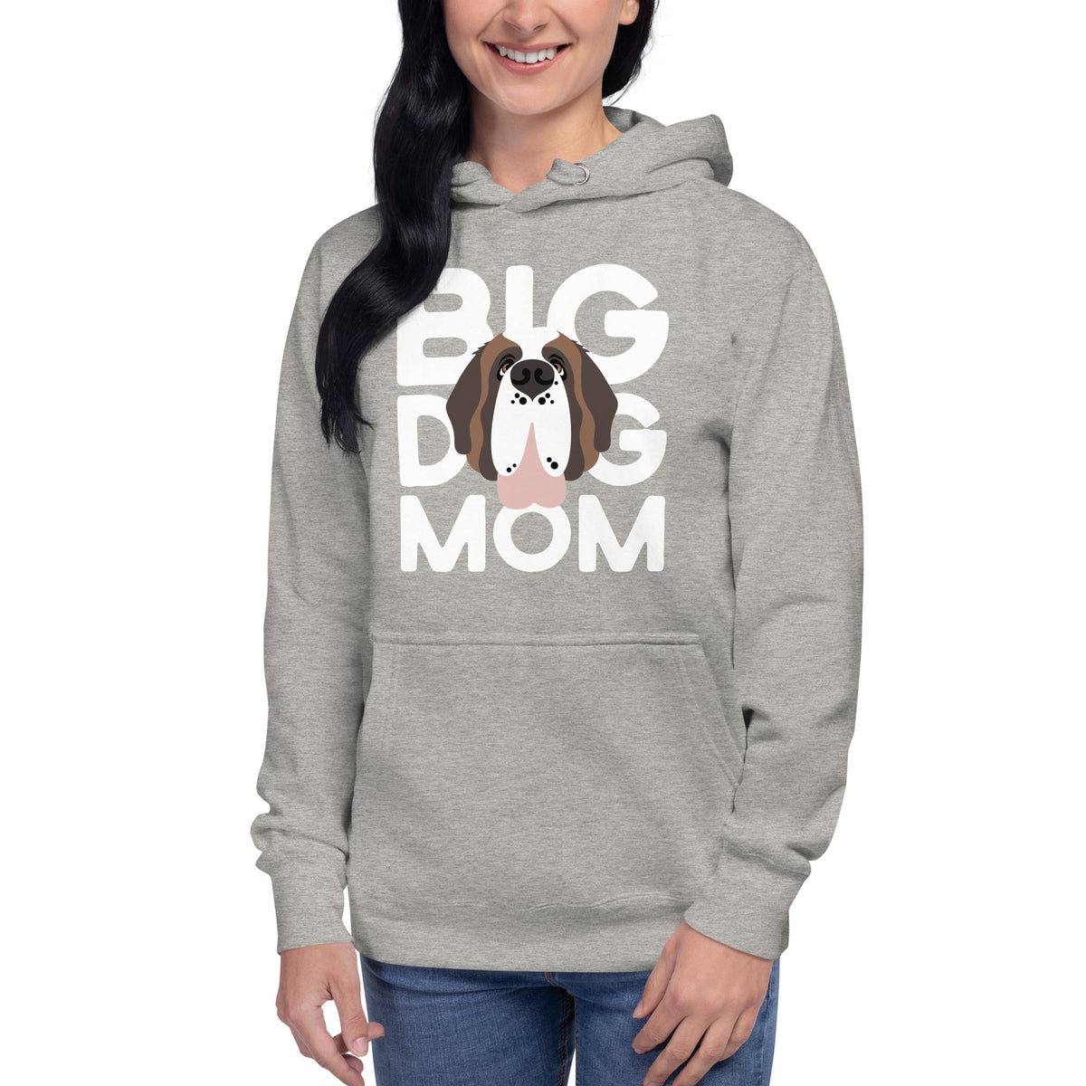 Big Dog Mom Saint Bernard Hoodie - Lucy + Norman