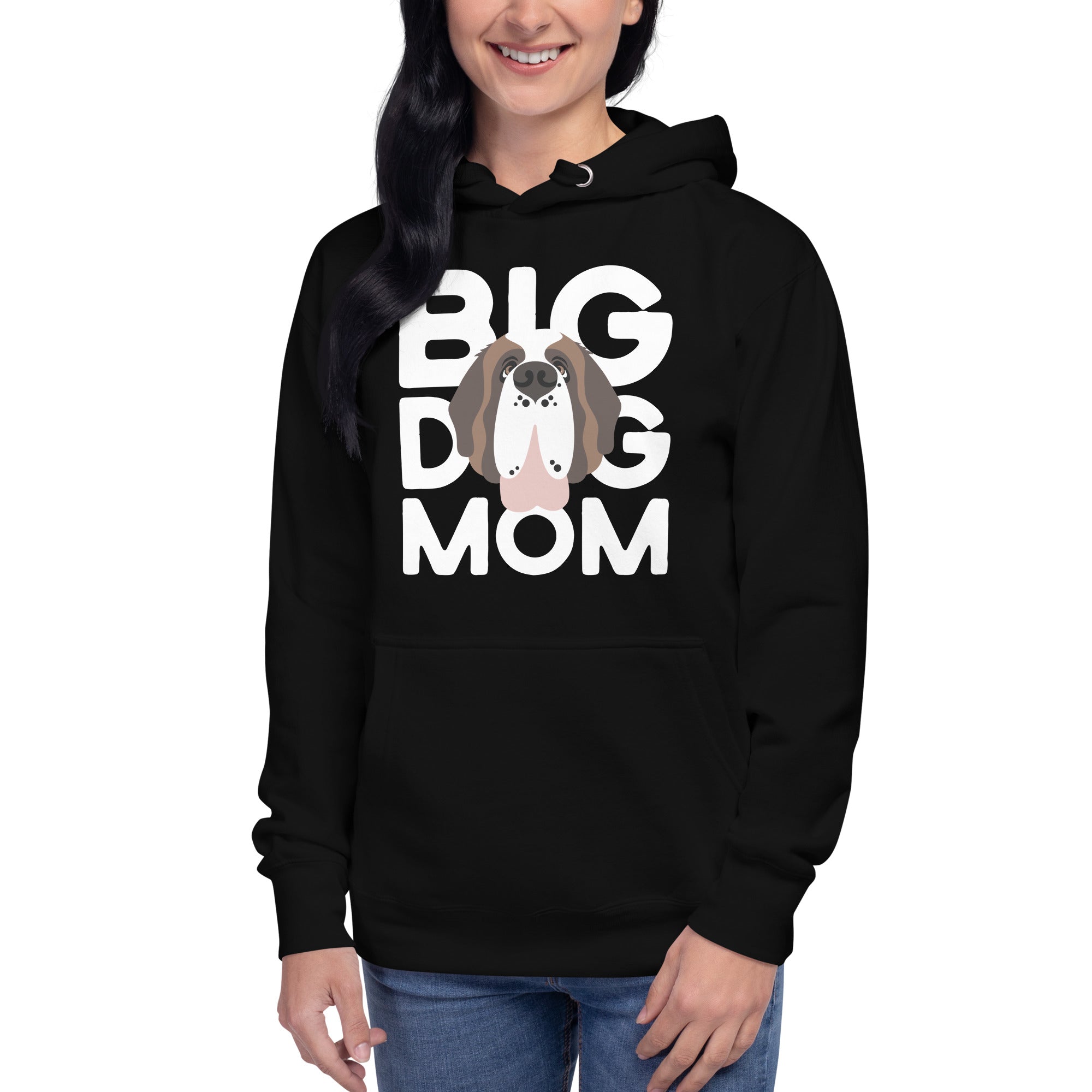 Big Dog Mom Saint Bernard Hoodie - Lucy + Norman