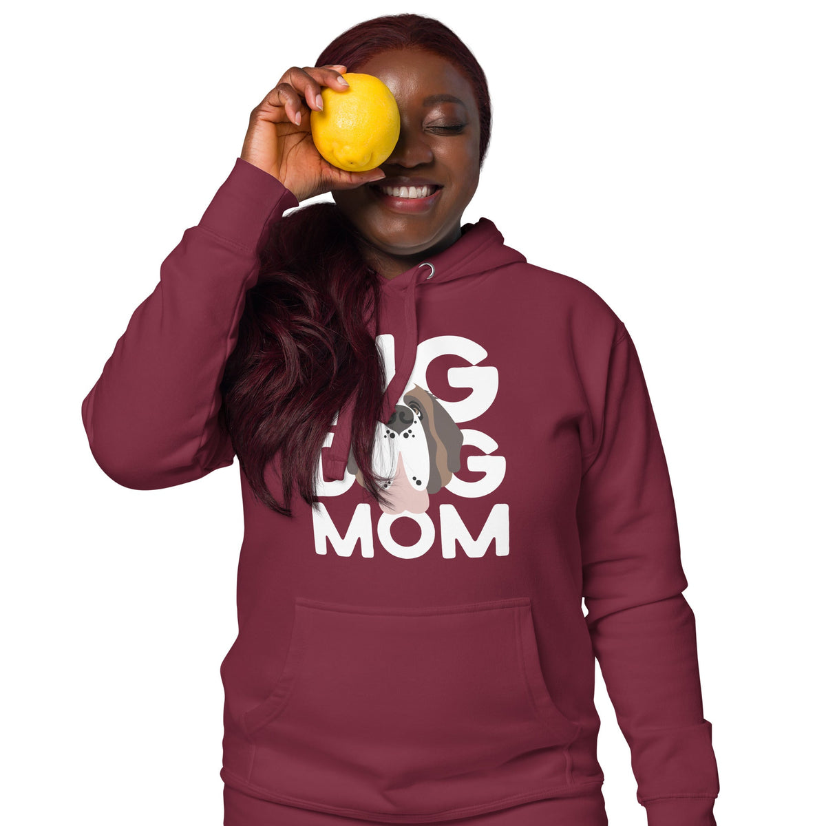 Big Dog Mom Saint Bernard Hoodie - Lucy + Norman