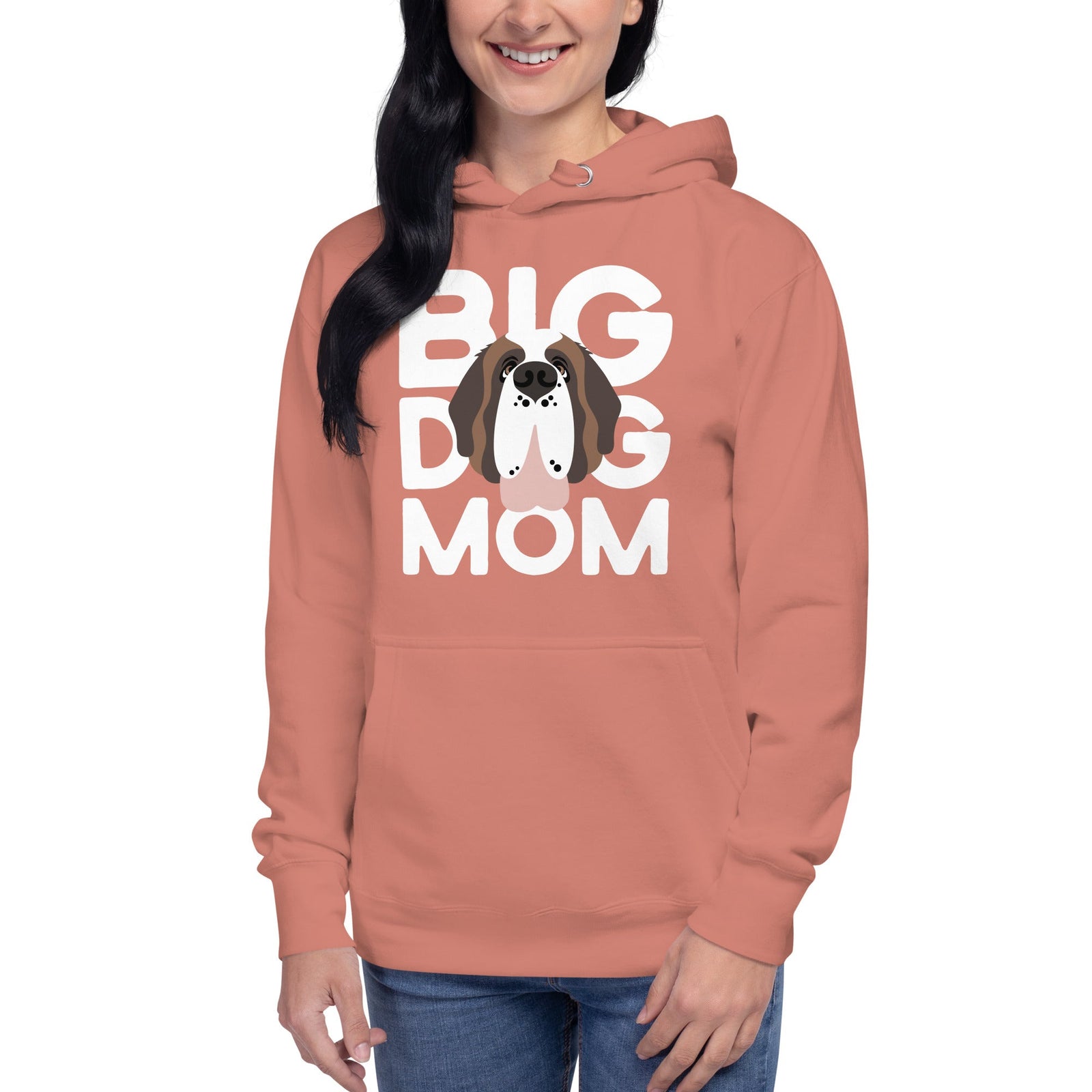 Big Dog Mom Saint Bernard Hoodie - Lucy + Norman