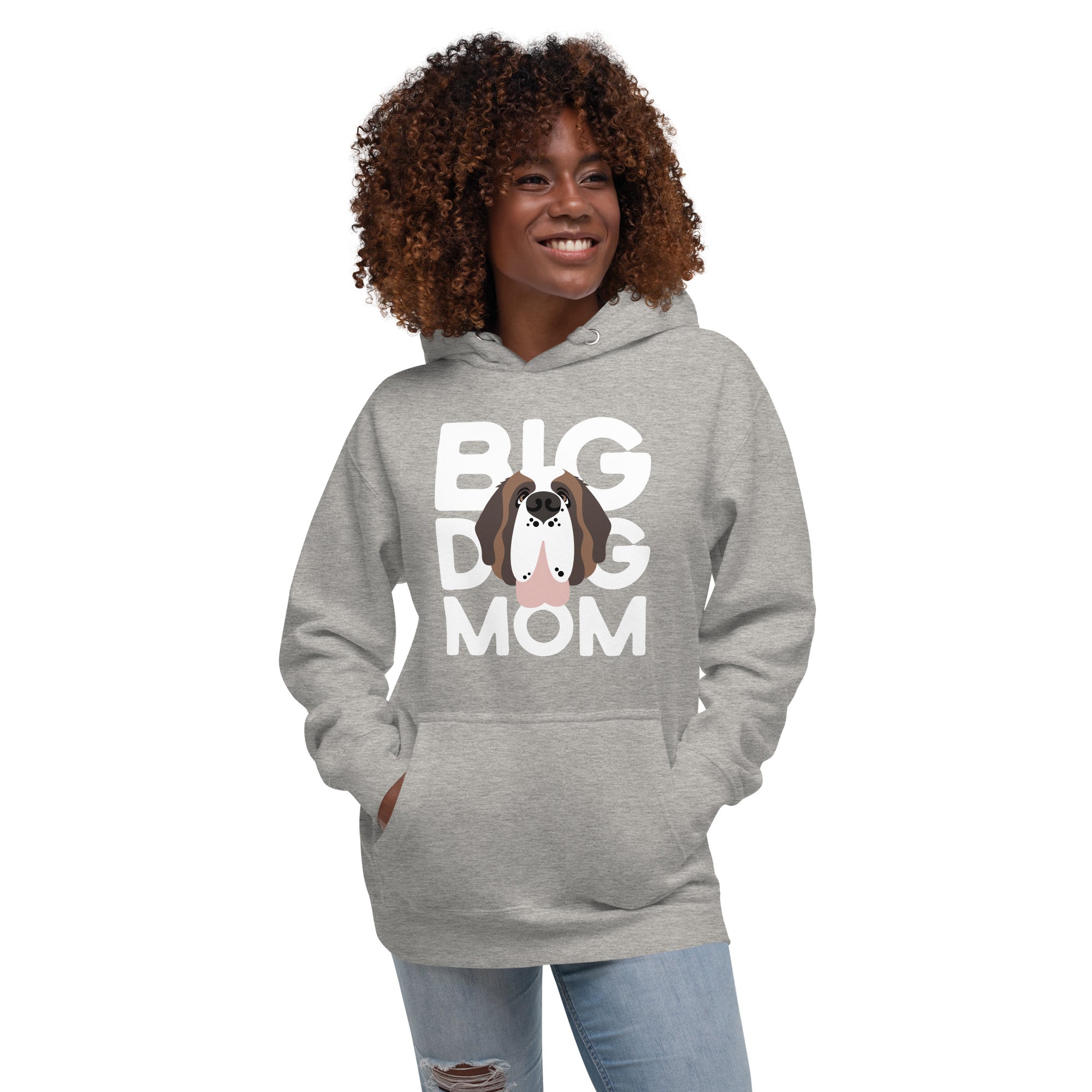 Big Dog Mom Saint Bernard Hoodie - Lucy + Norman