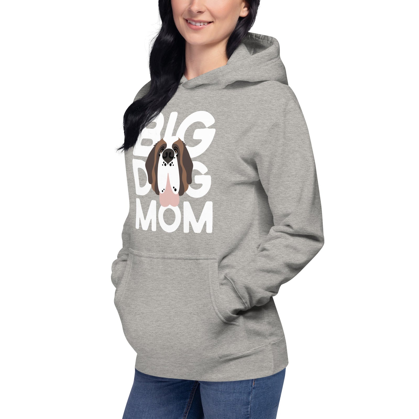 Big Dog Mom Saint Bernard Hoodie - Lucy + Norman
