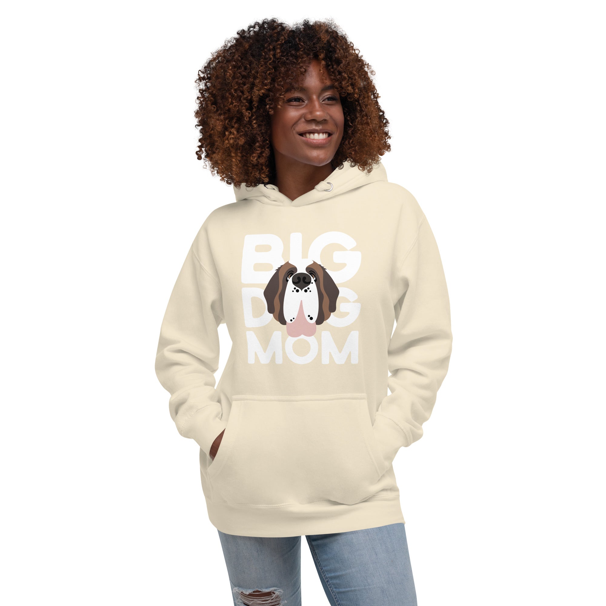 Big Dog Mom Saint Bernard Hoodie - Lucy + Norman